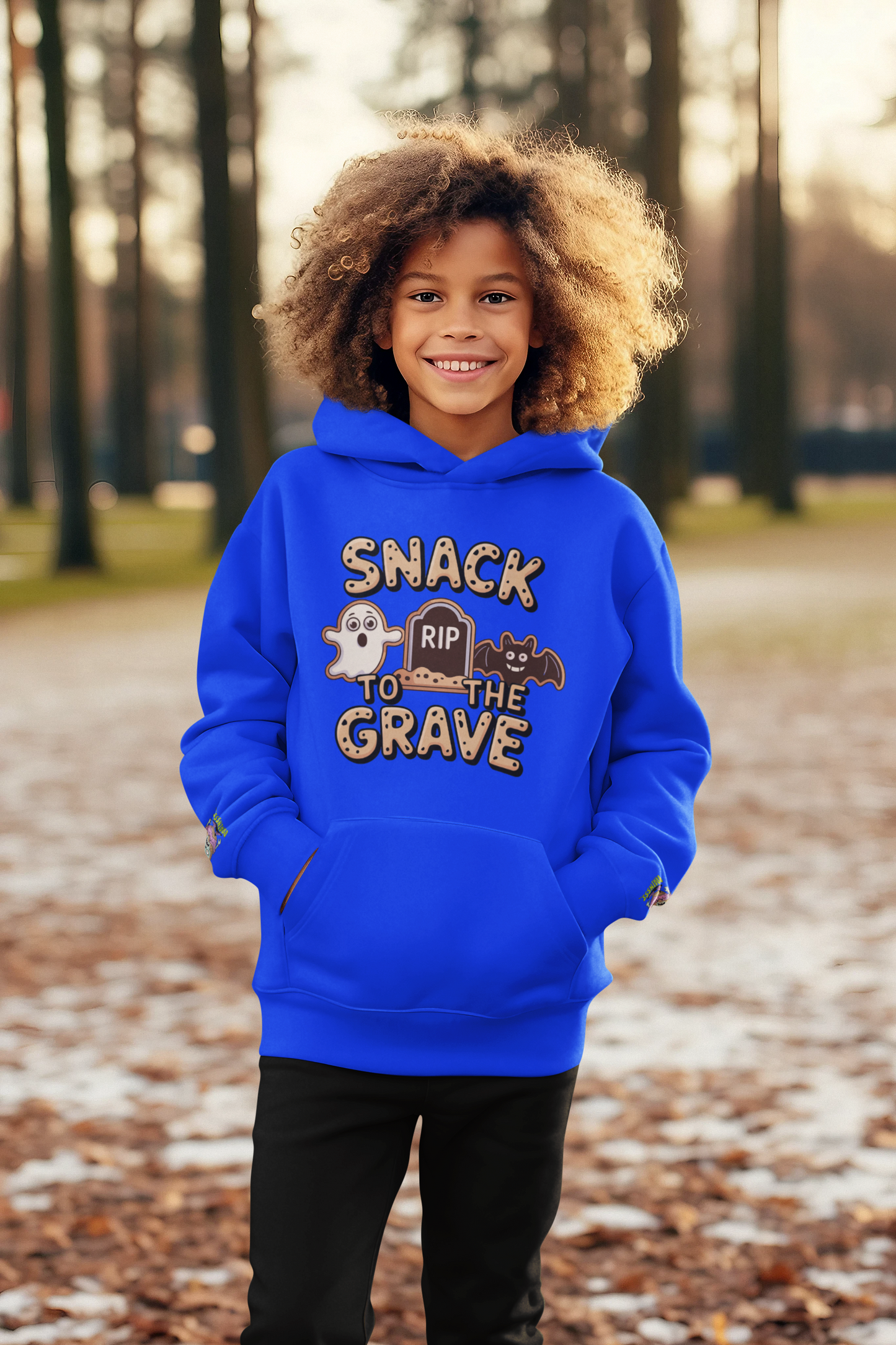Snack To The Grave Kids Hoodie