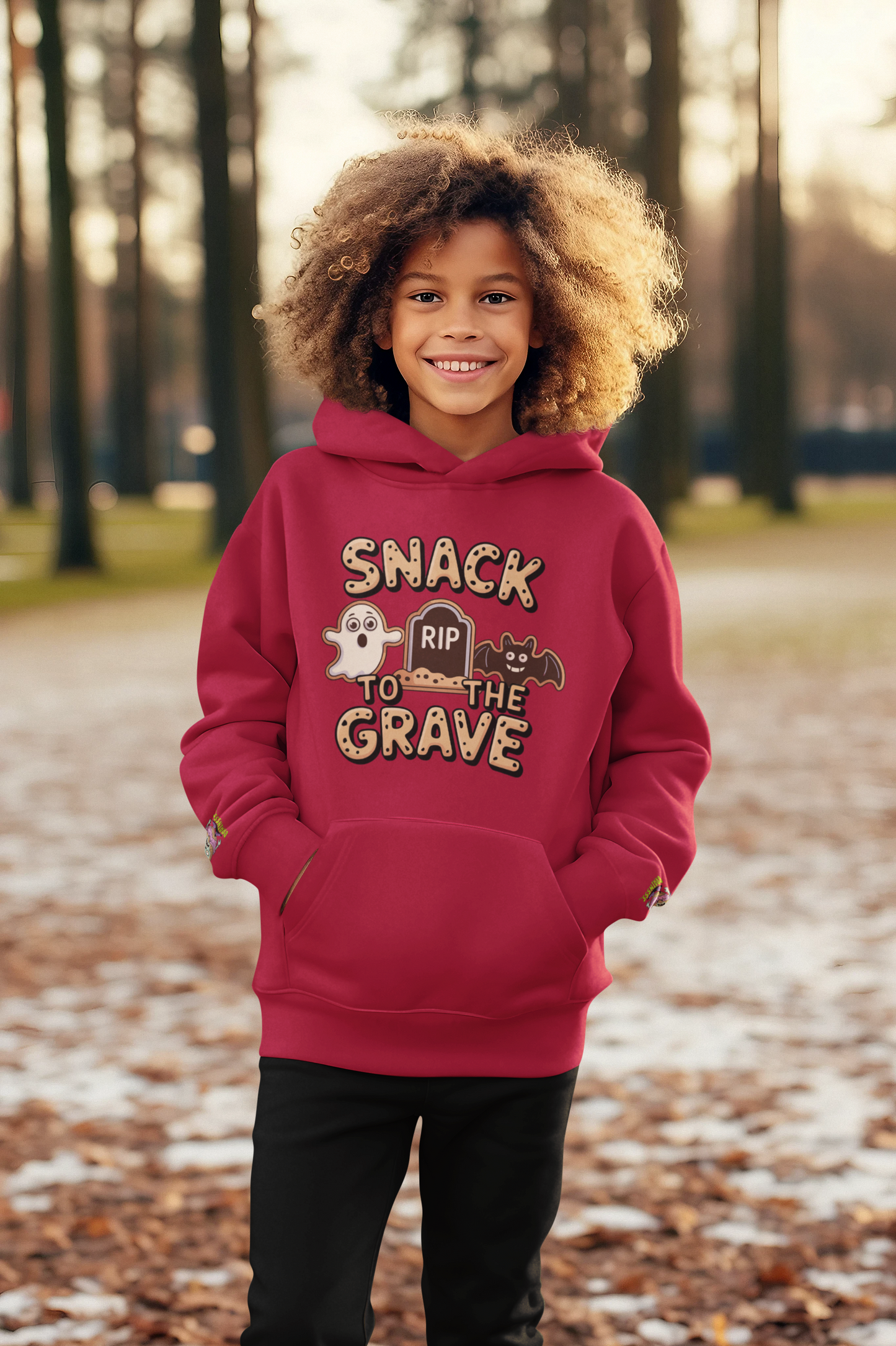 Snack To The Grave Kids Hoodie