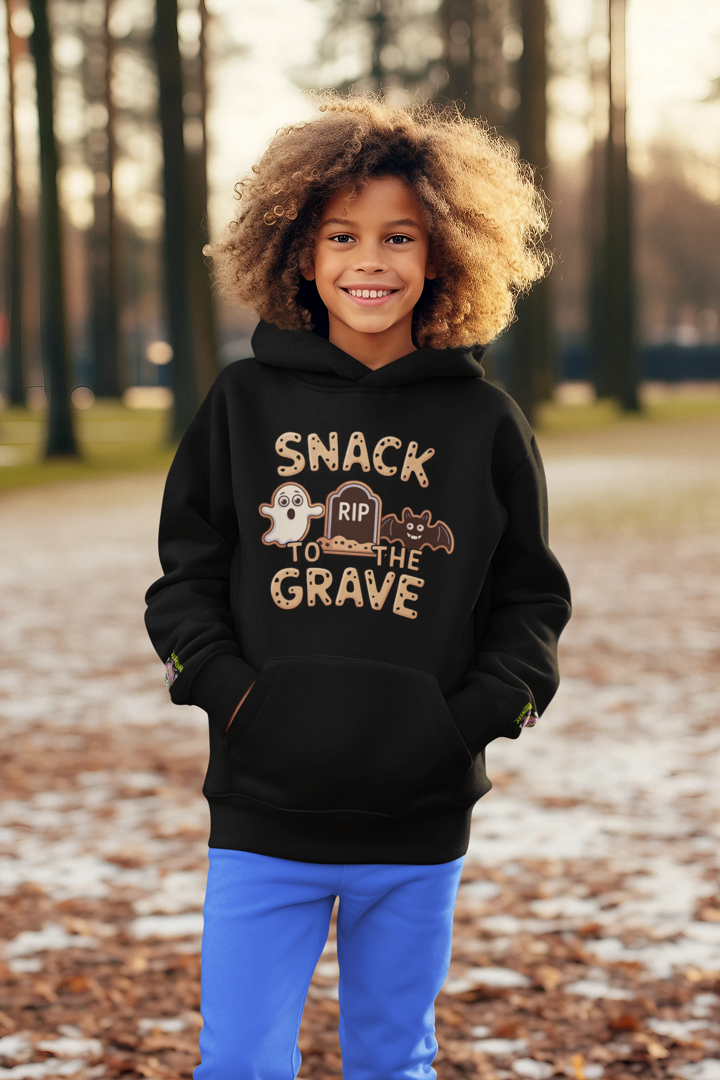 Snack To The Grave Kids Hoodie