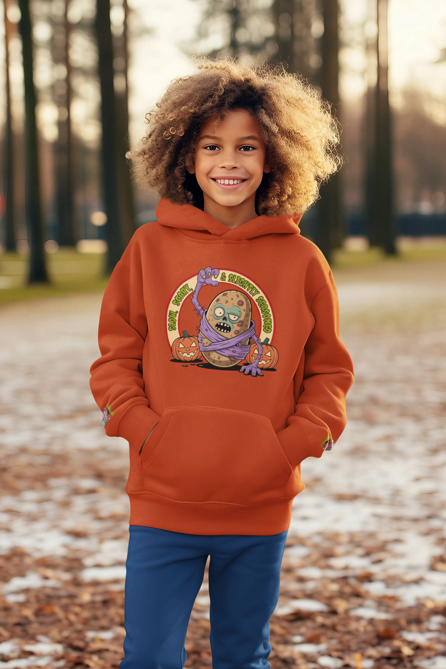 Slightly Seasoned Kids Hoodie