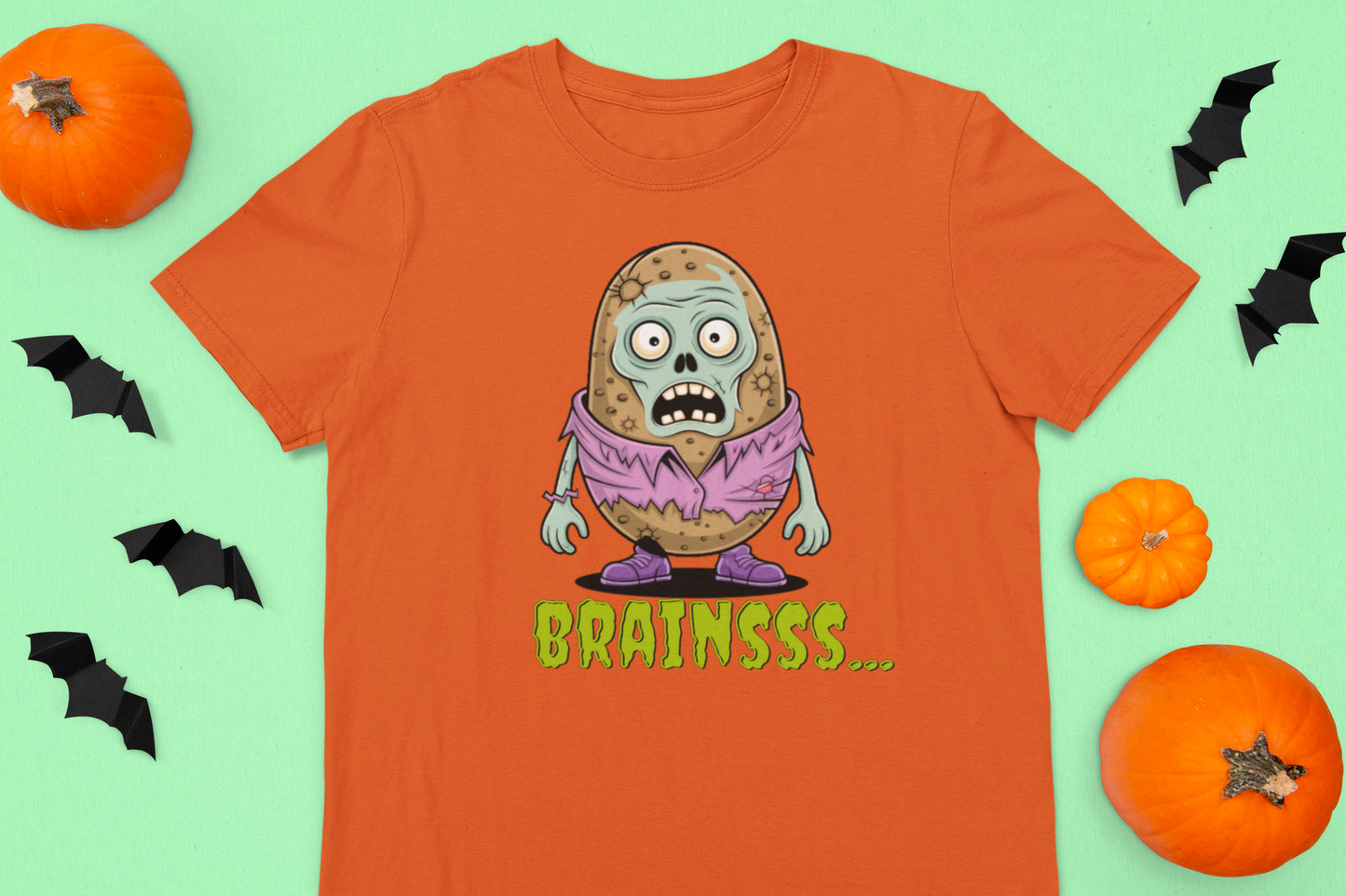 Zombie Brains Kids Tee