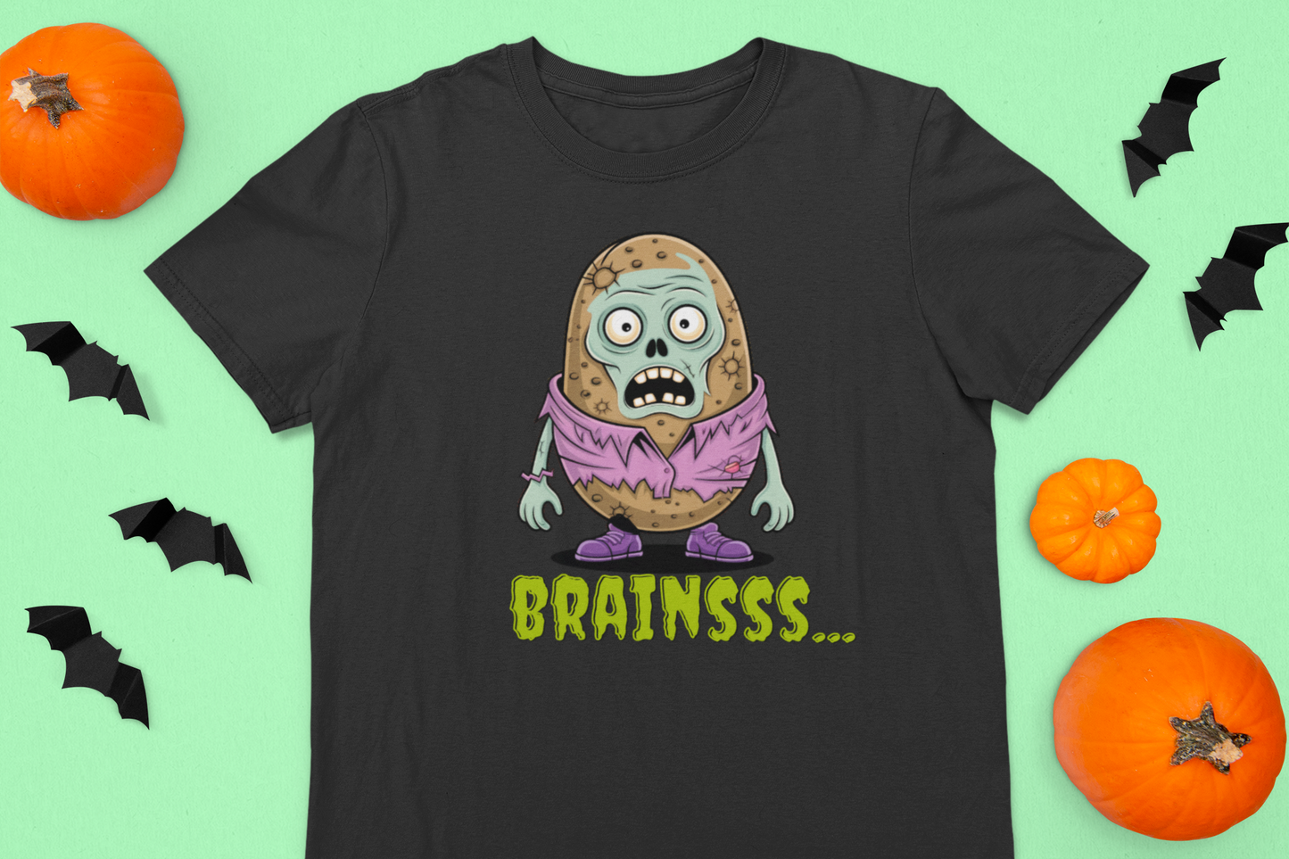 Zombie Brains Kids Tee