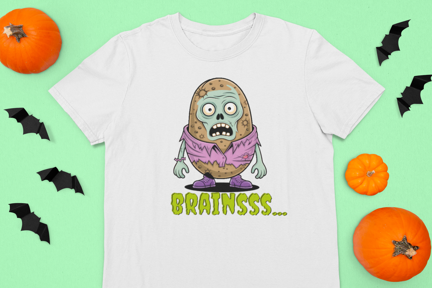 Zombie Brains Kids Tee