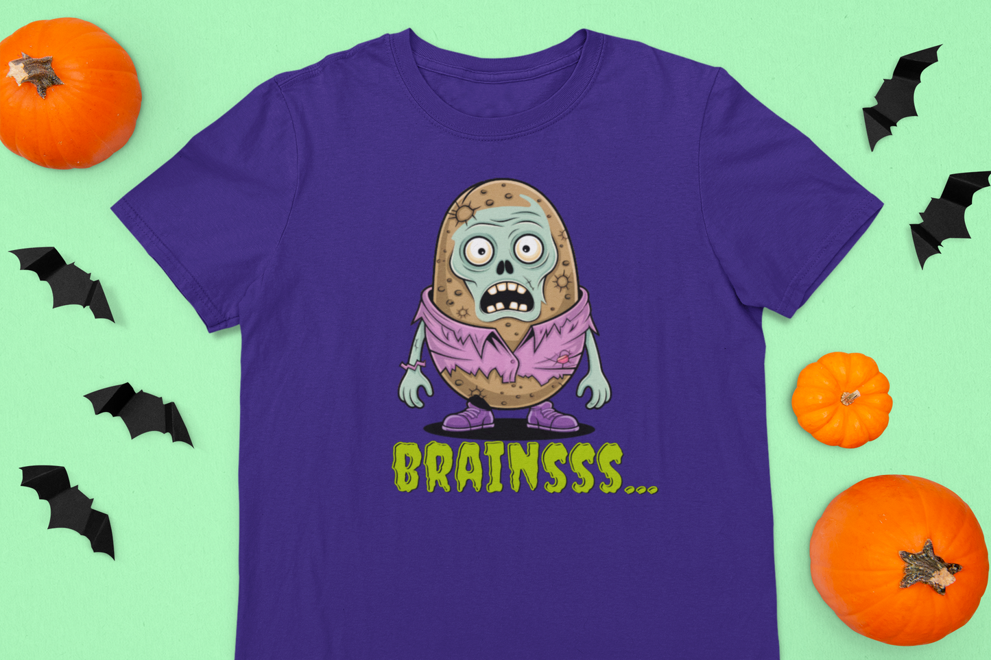 Zombie Brains Kids Tee