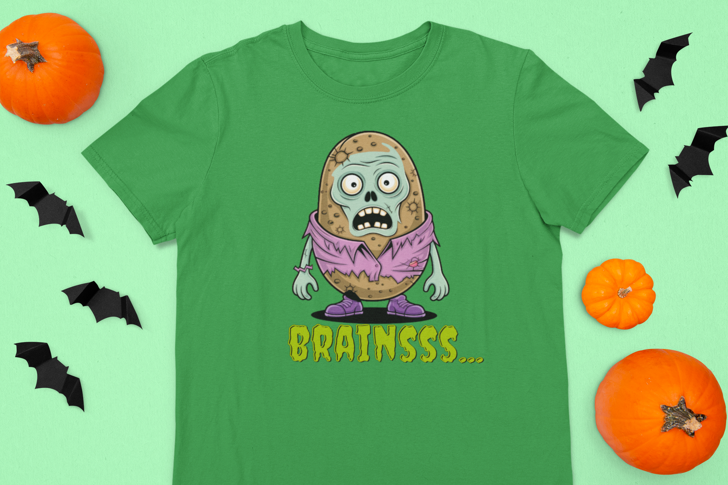 Zombie Brains Kids Tee