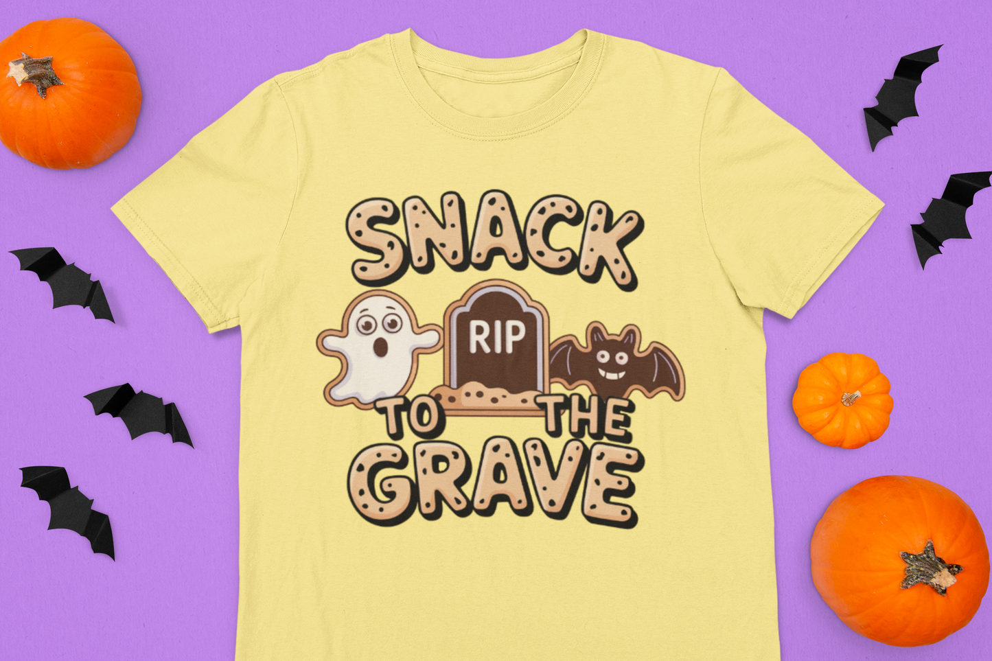 Snack To The Grave Kids Halloween Tee