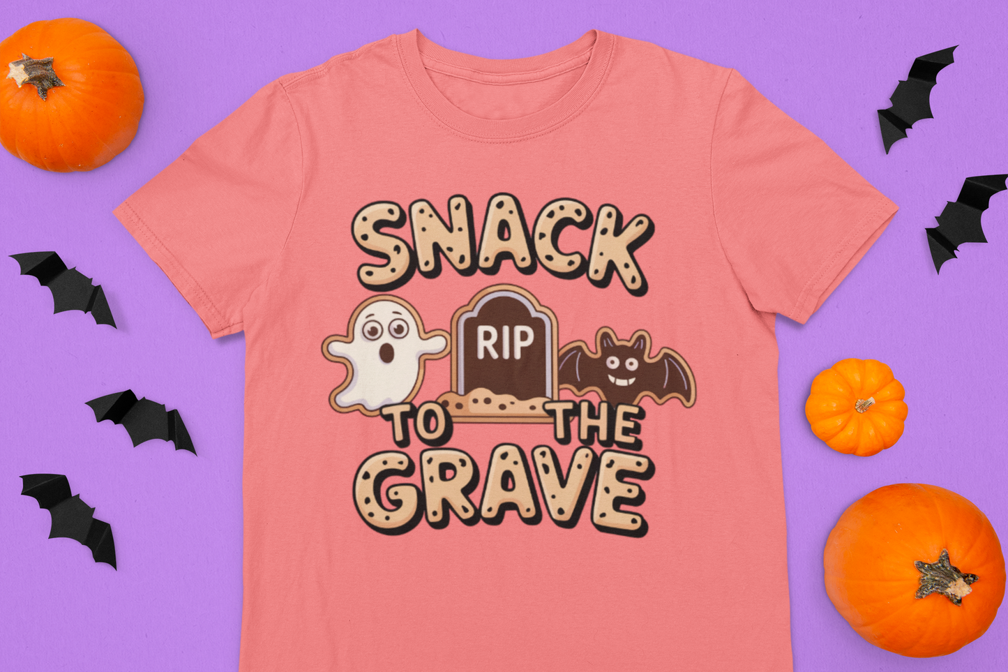 Snack To The Grave Kids Halloween Tee