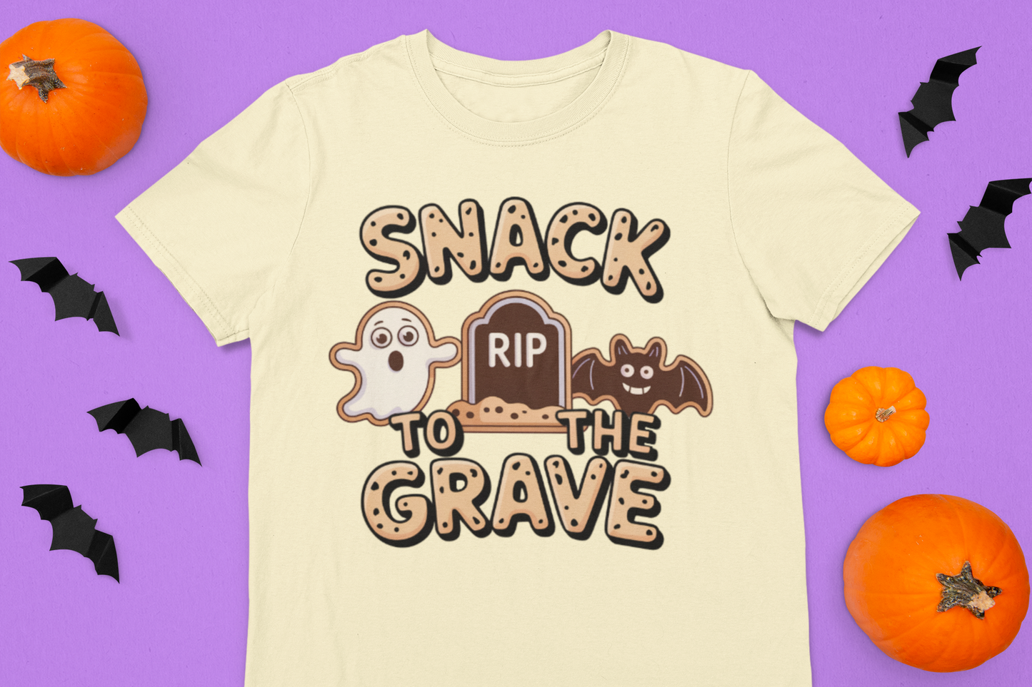 Snack To The Grave Kids Halloween Tee