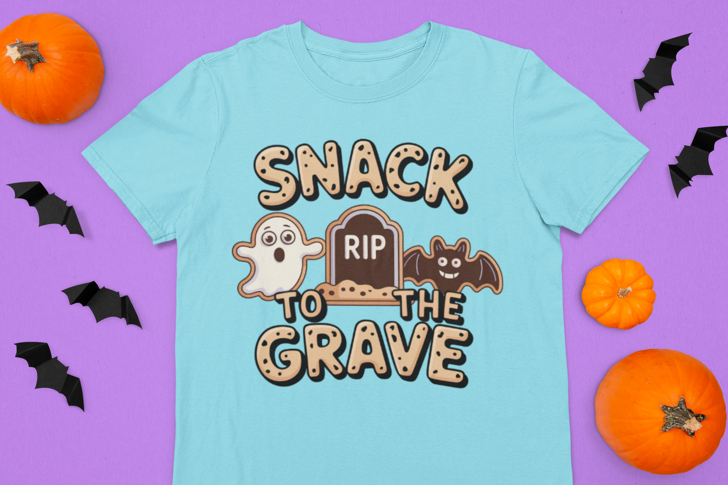 Snack To The Grave Kids Halloween Tee