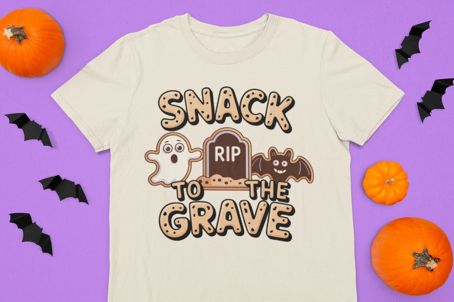 Snack To The Grave Kids Halloween Tee