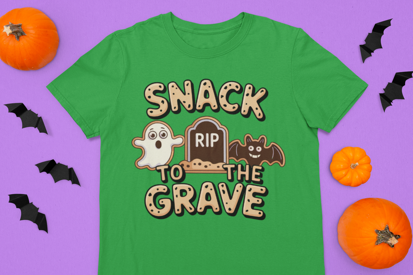 Snack To The Grave Kids Halloween Tee