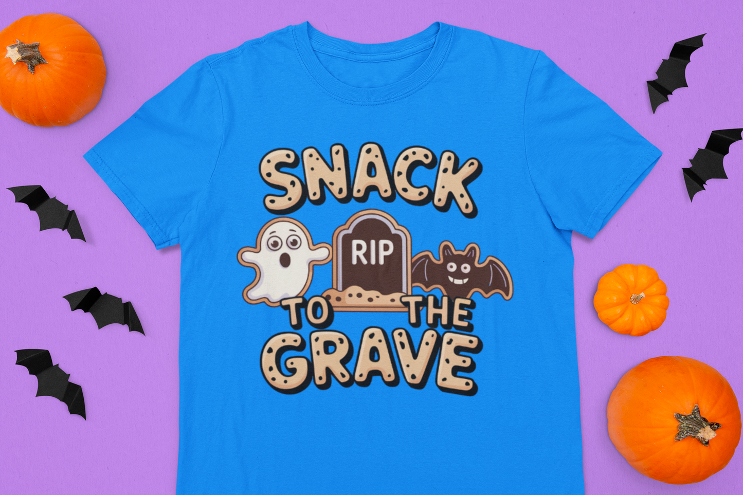 Snack To The Grave Kids Halloween Tee