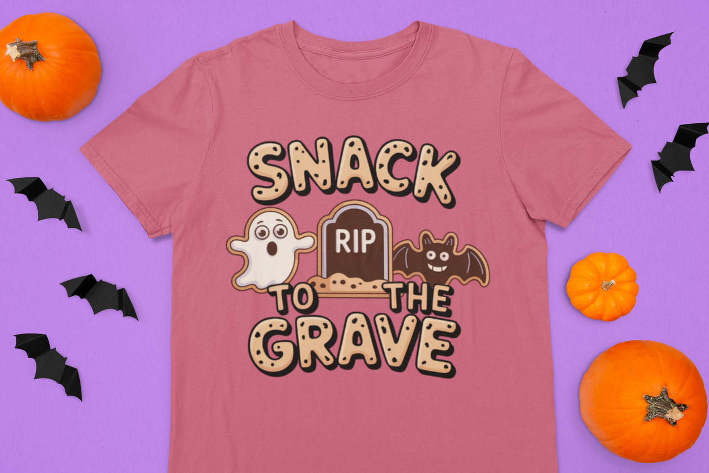 Snack To The Grave Kids Halloween Tee