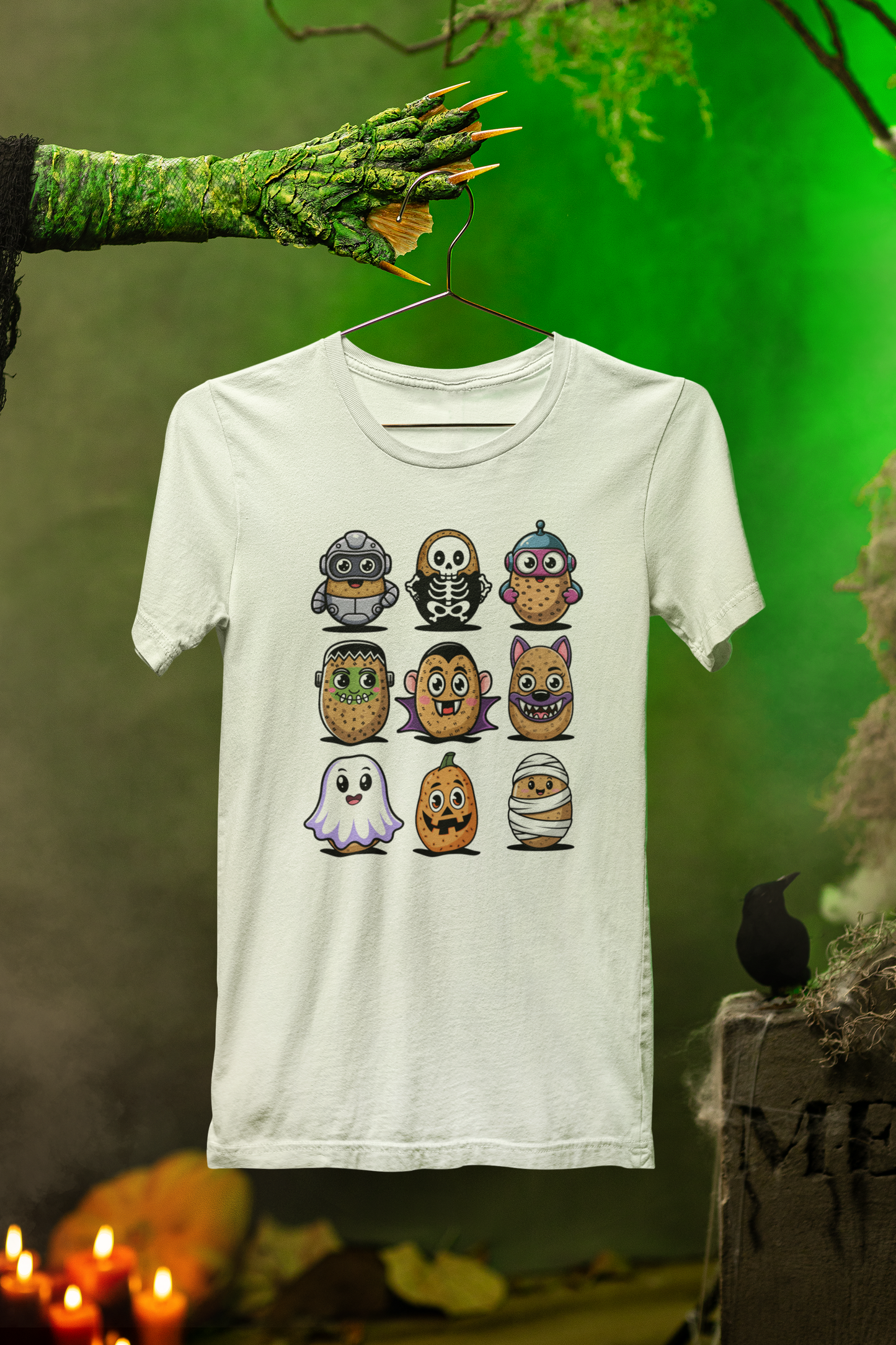Spud Gang Halloween Tee – Playful Potato Crew for Spooky Season