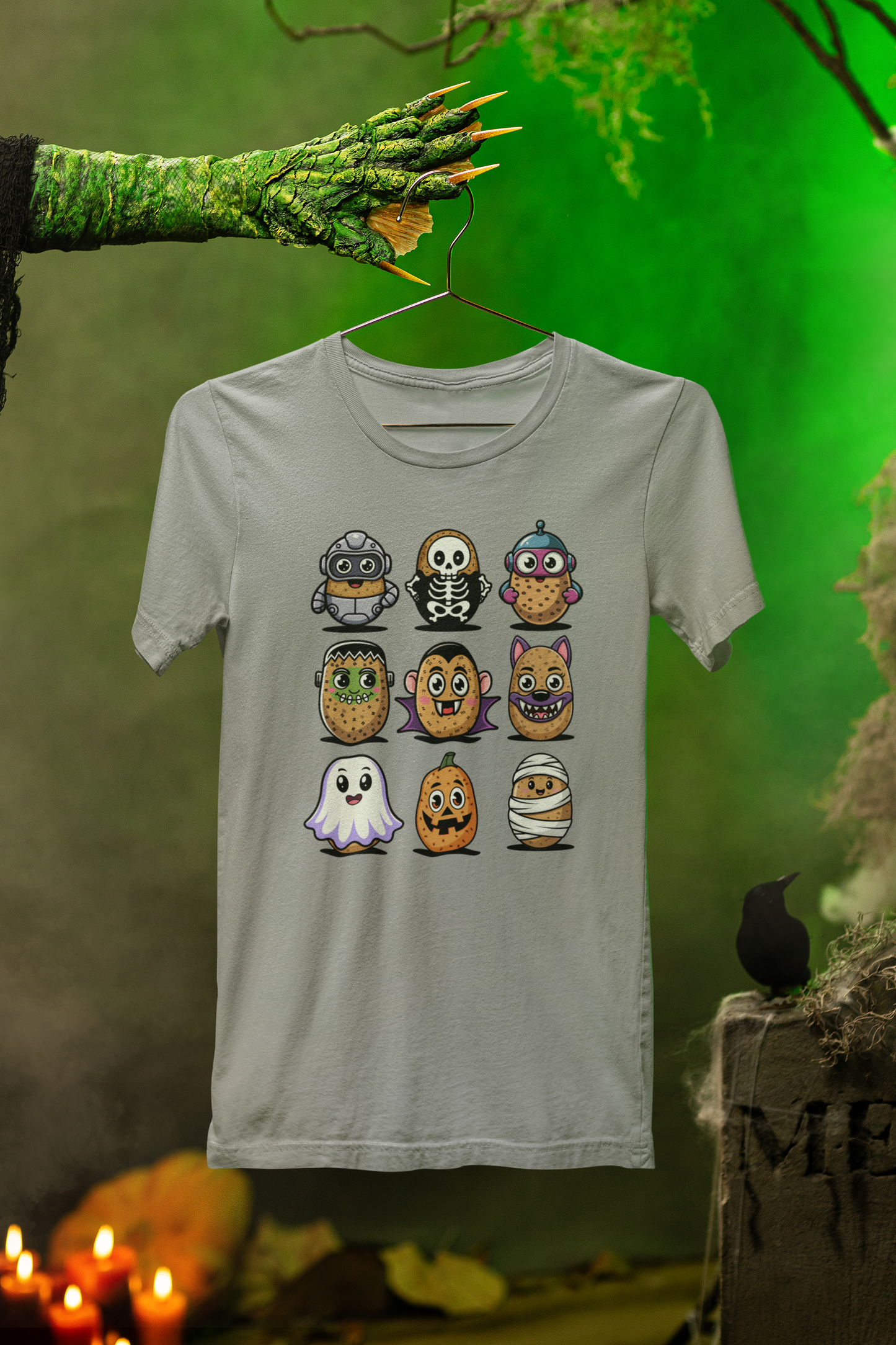 Spud Gang Halloween Tee – Playful Potato Crew for Spooky Season