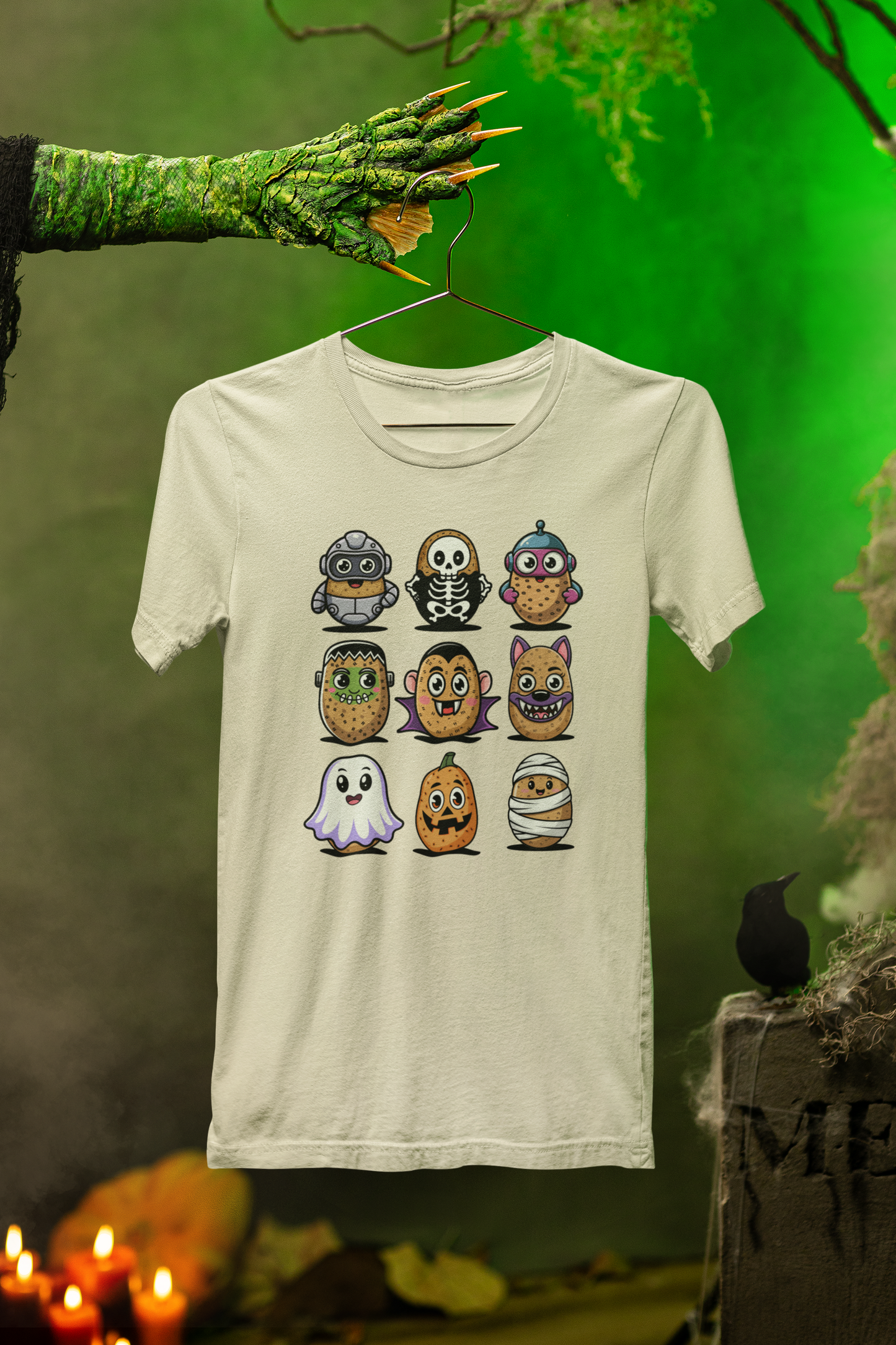 Spud Gang Halloween Tee – Playful Potato Crew for Spooky Season