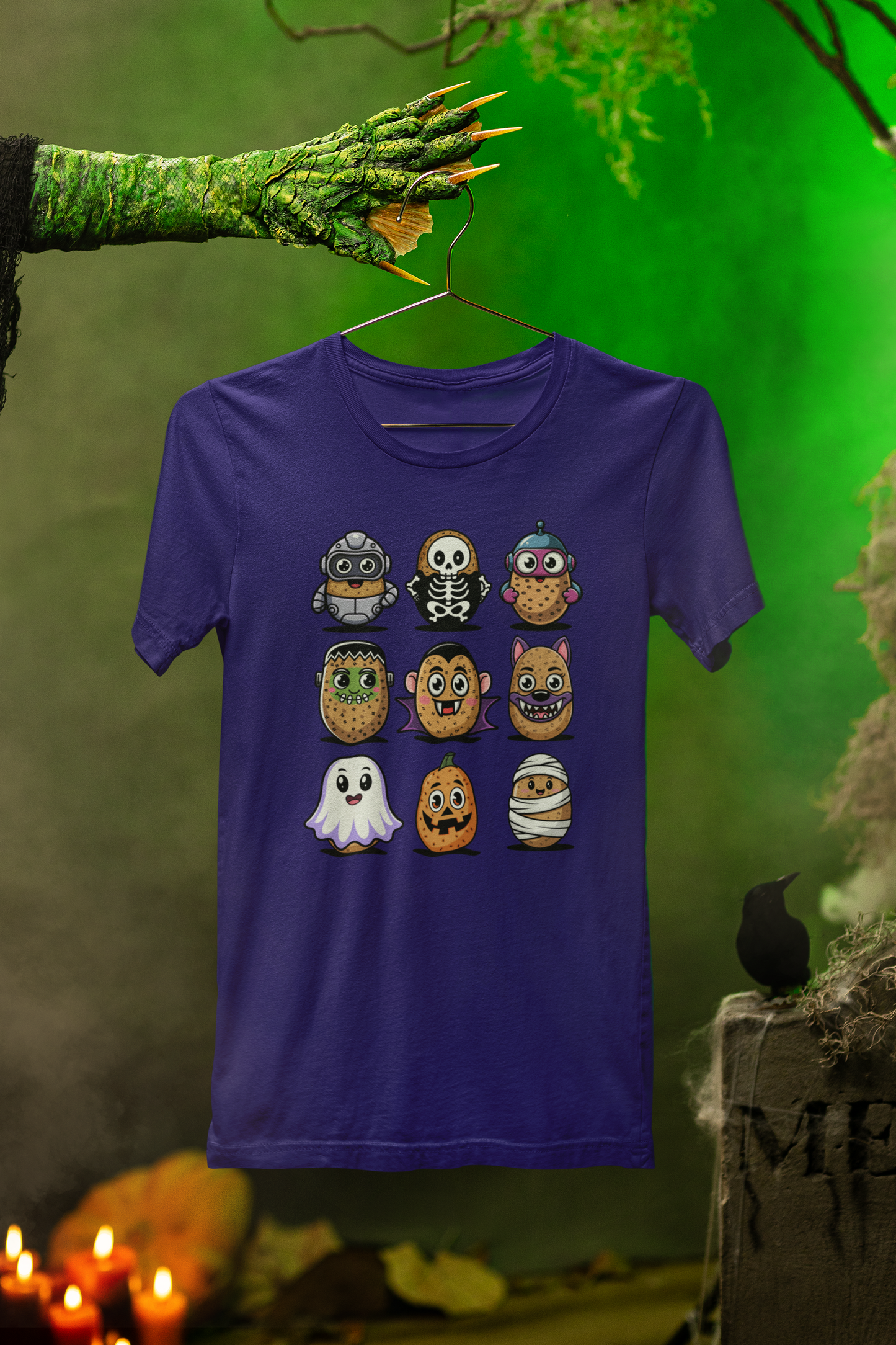 Spud Gang Halloween Tee – Playful Potato Crew for Spooky Season