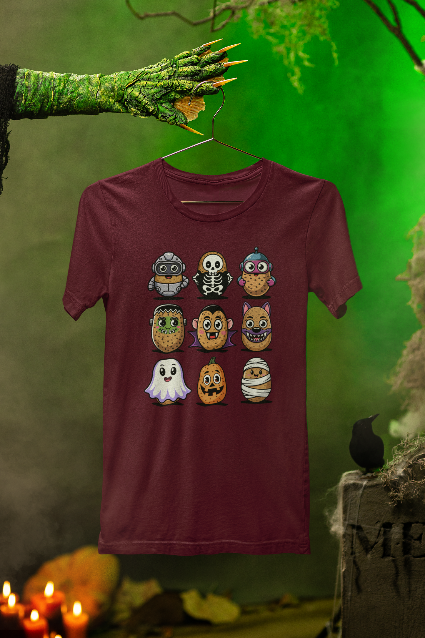 Spud Gang Halloween Tee – Playful Potato Crew for Spooky Season