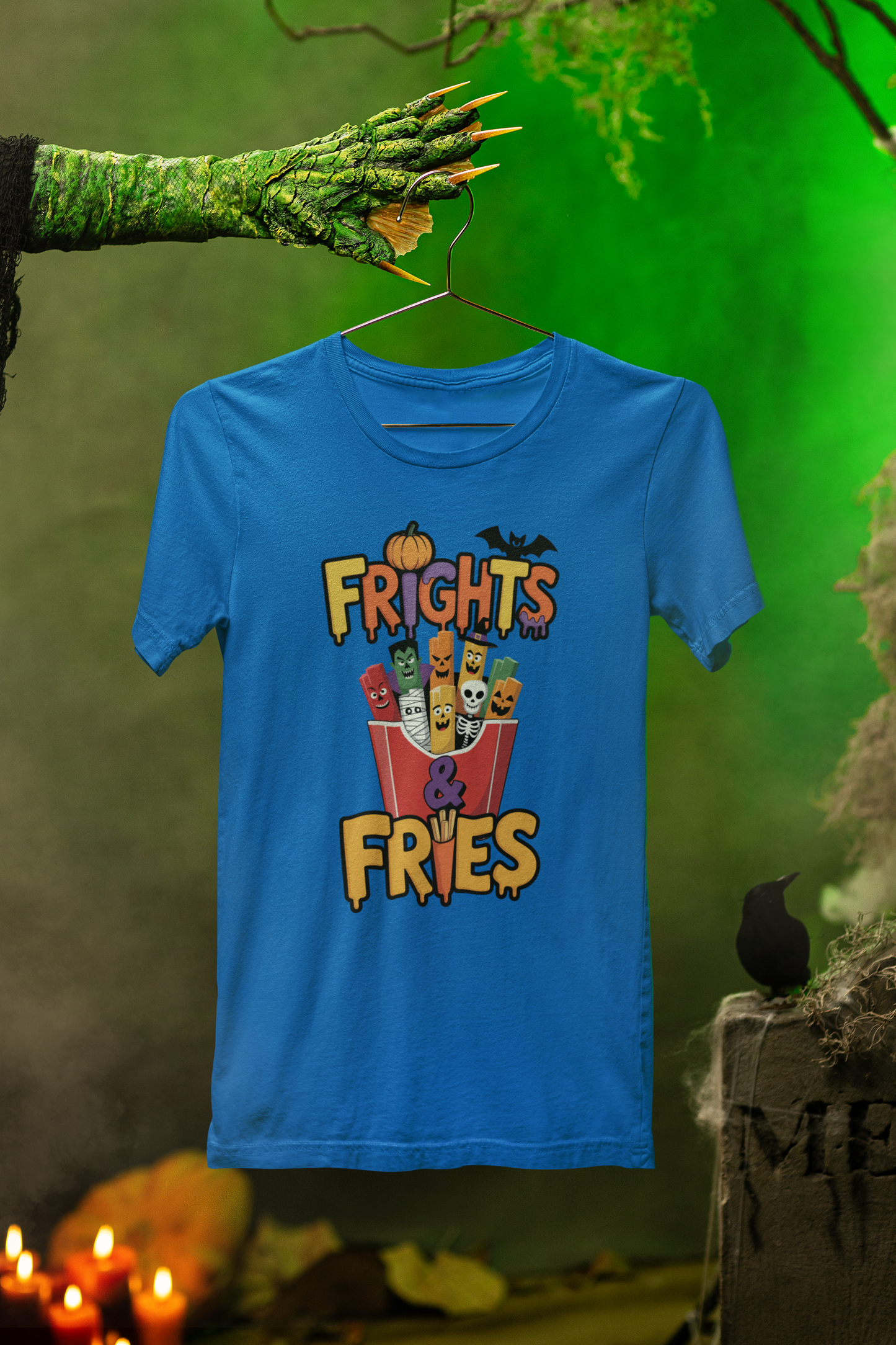 Frights & Fries Tee – Spooky Snack Style for Halloween Fun