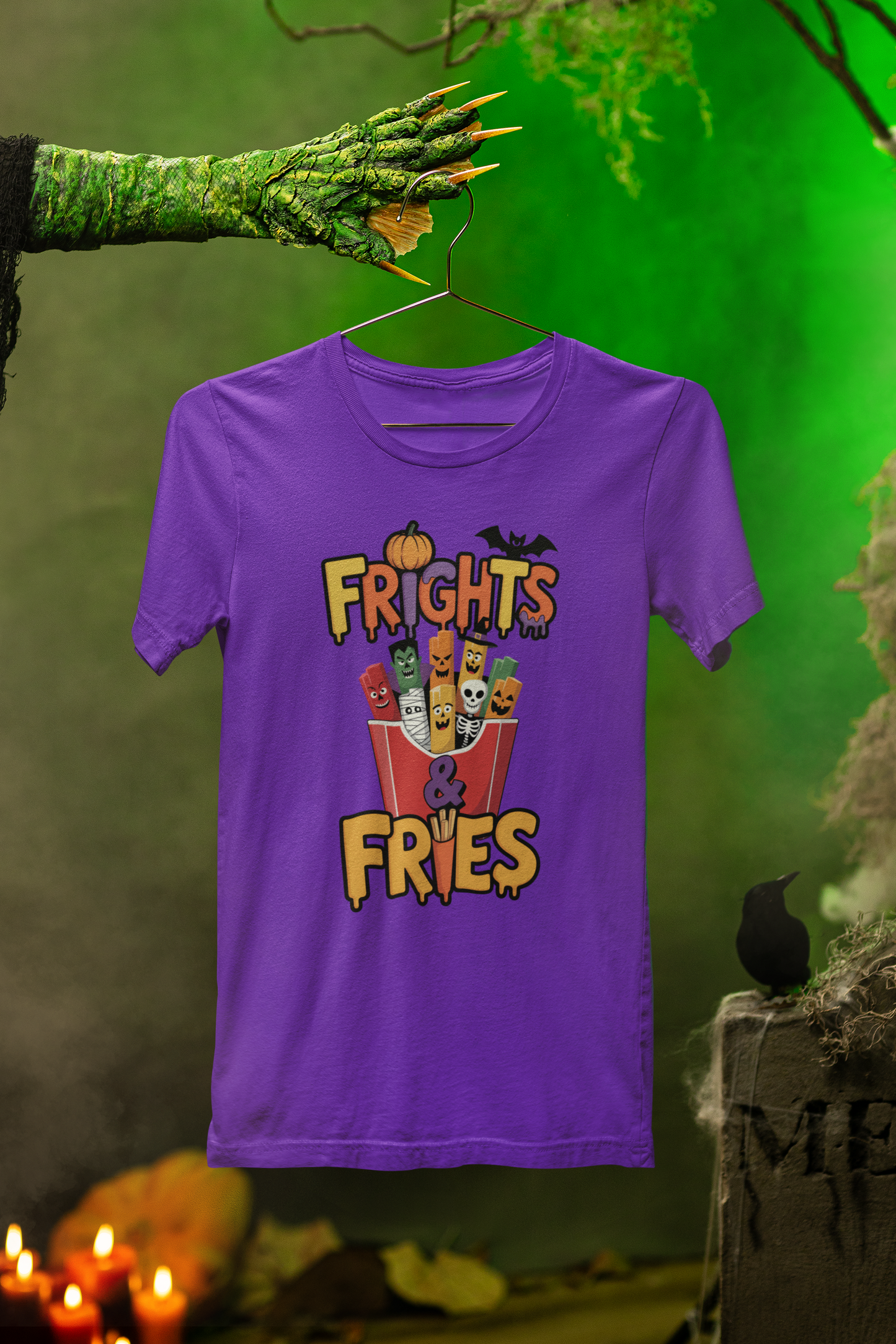 Frights & Fries Tee – Spooky Snack Style for Halloween Fun