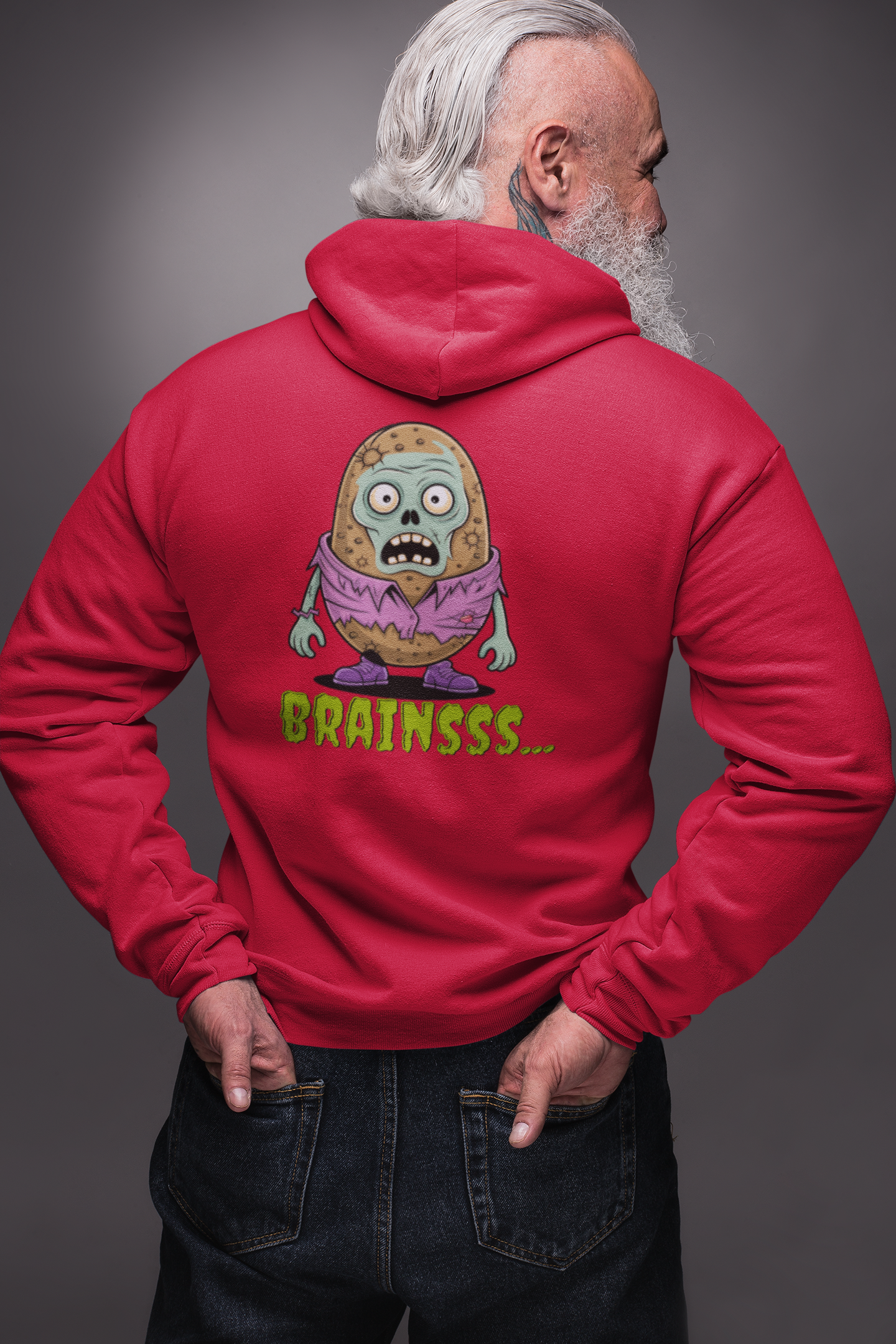Zombie Brains Zip-up Hoodie