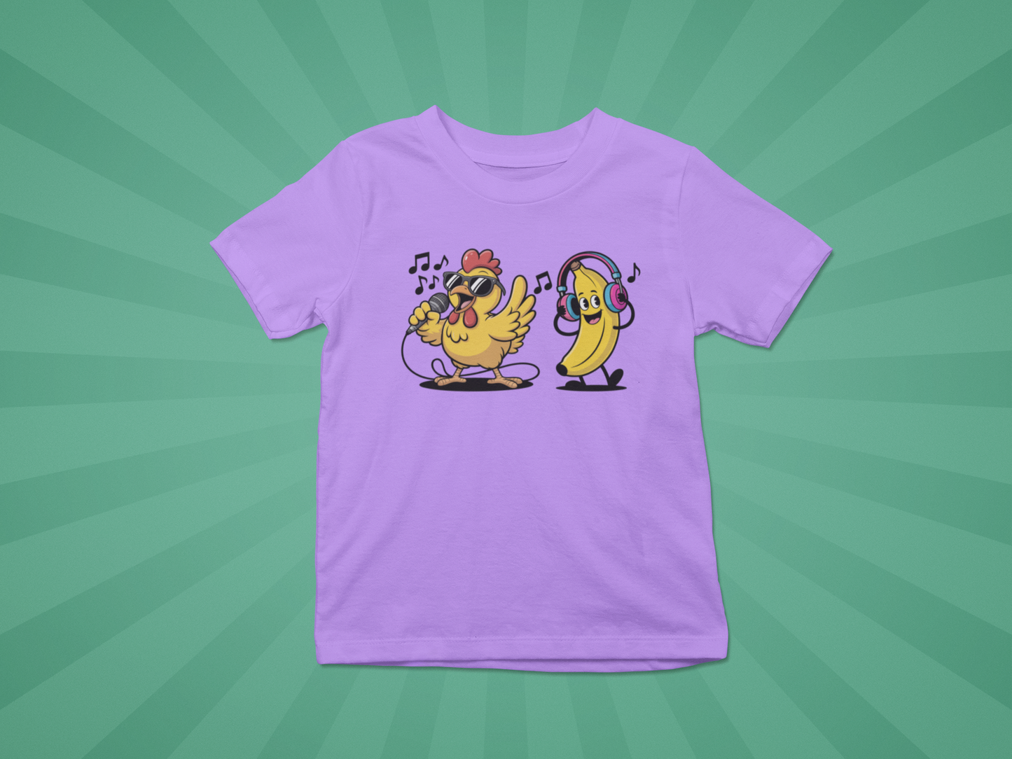 Chicken Banana Kids Tee