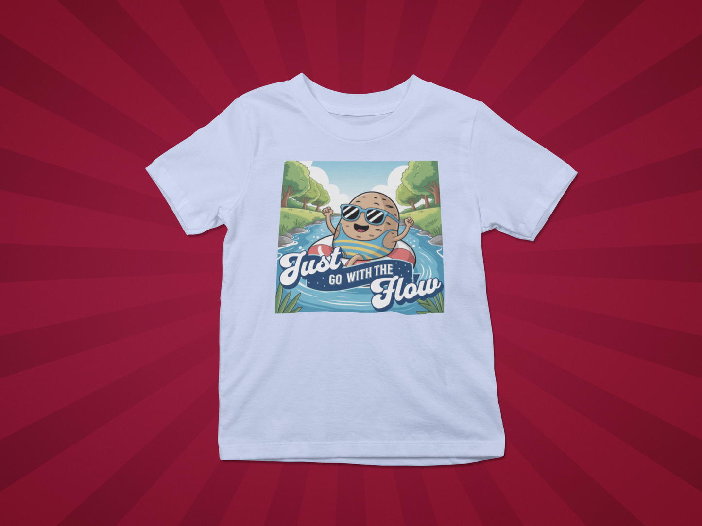 Just Go With The Flow Kids Tee