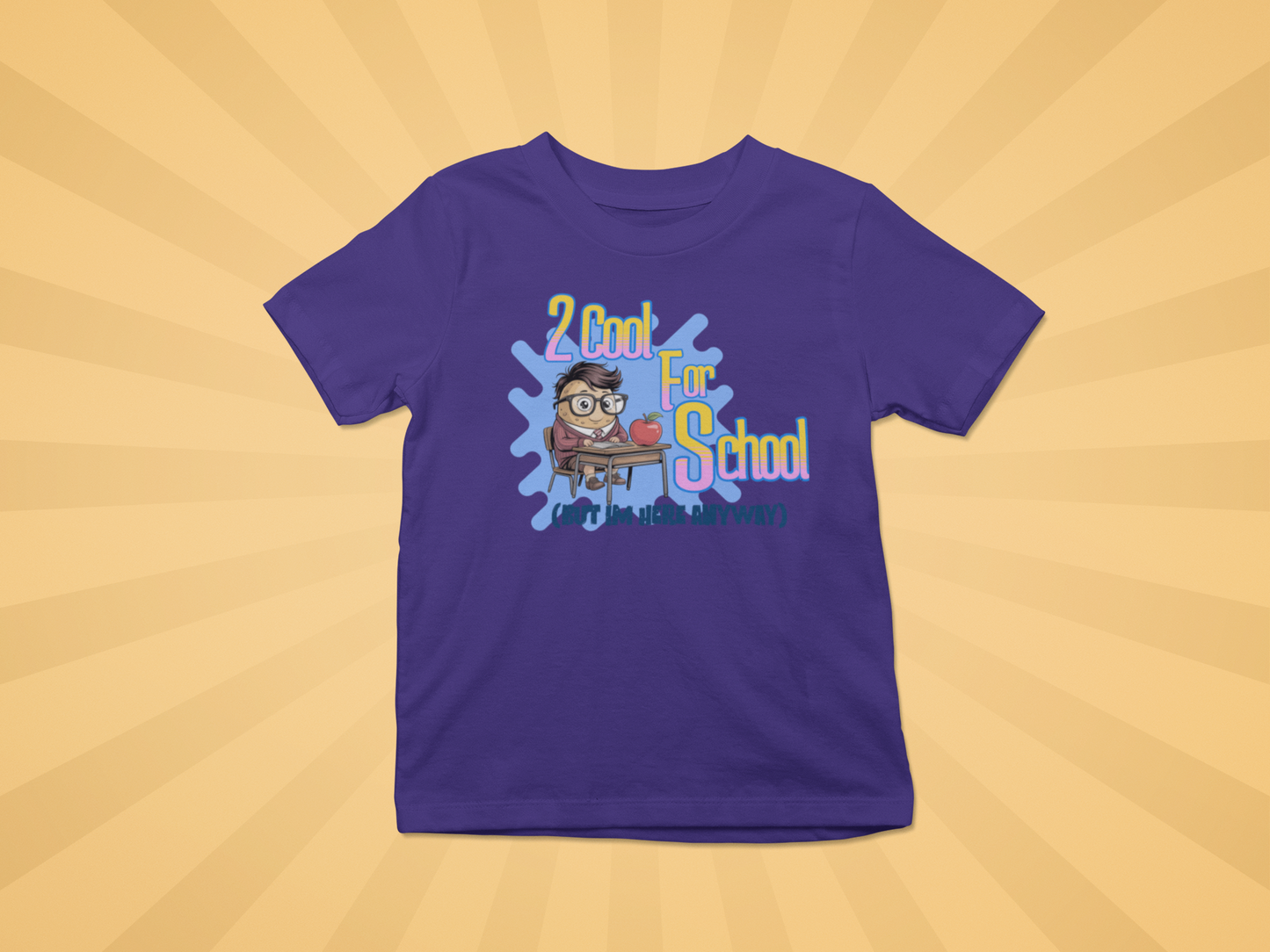 2 Cool For School Kids Tee