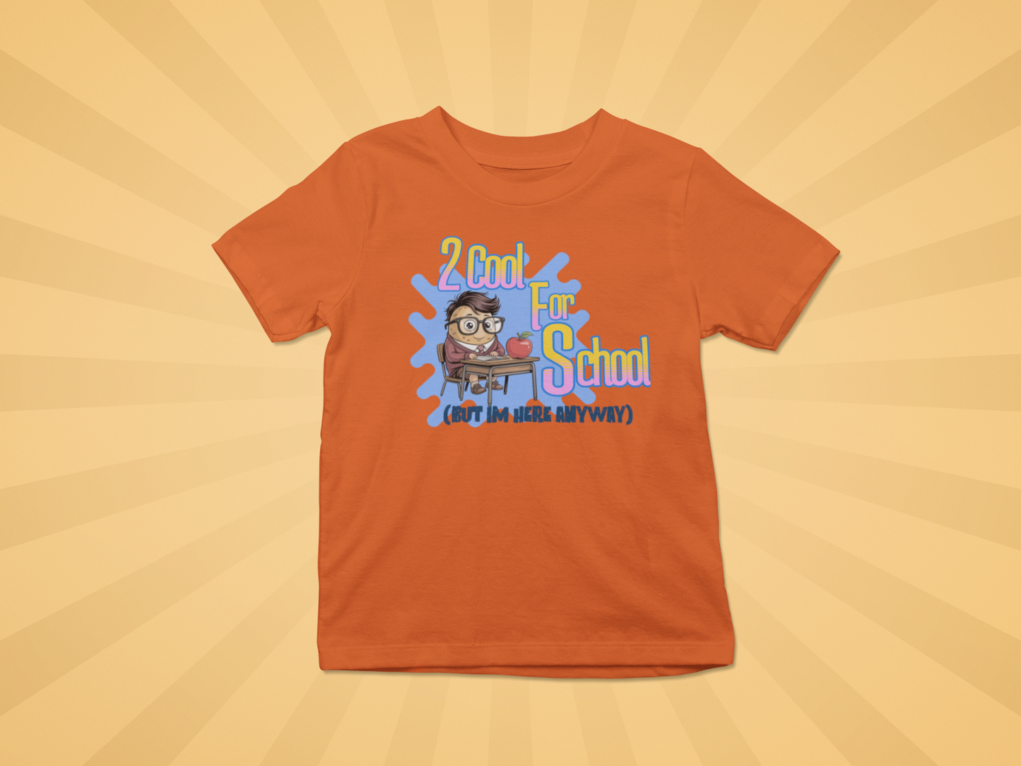 2 Cool For School Kids Tee