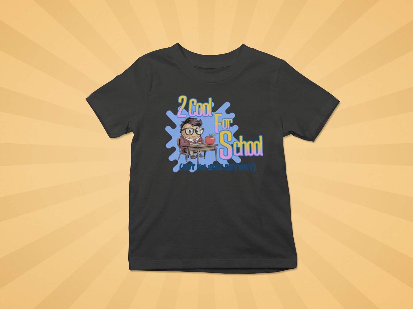 2 Cool For School Kids Tee