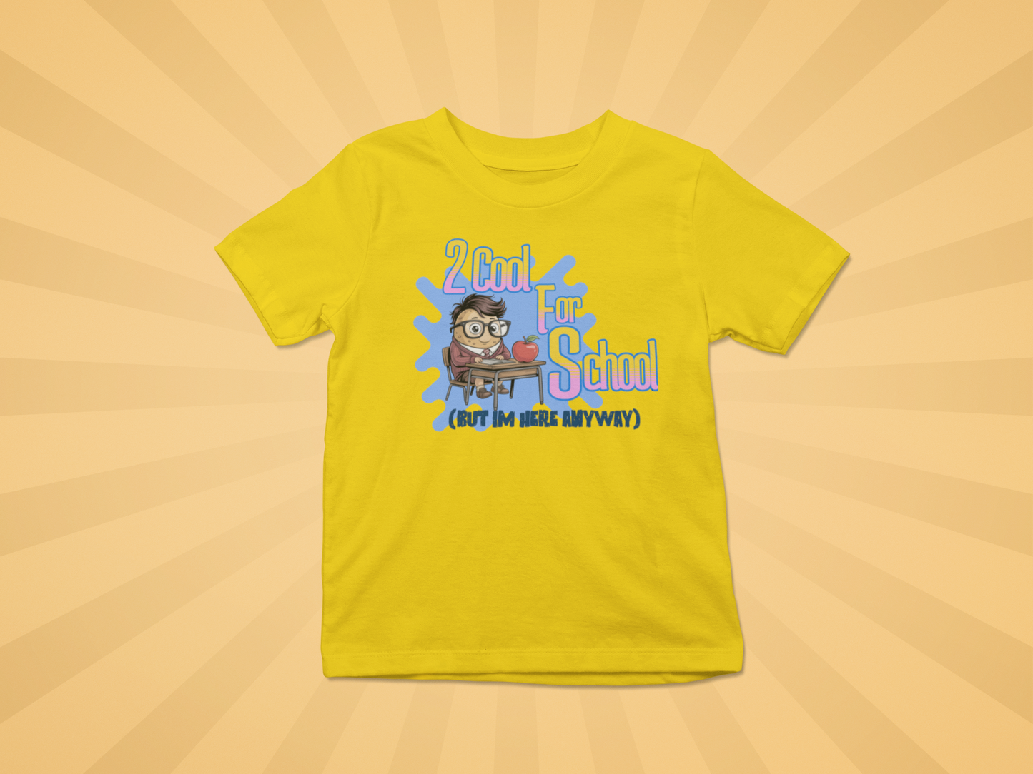 2 Cool For School Kids Tee
