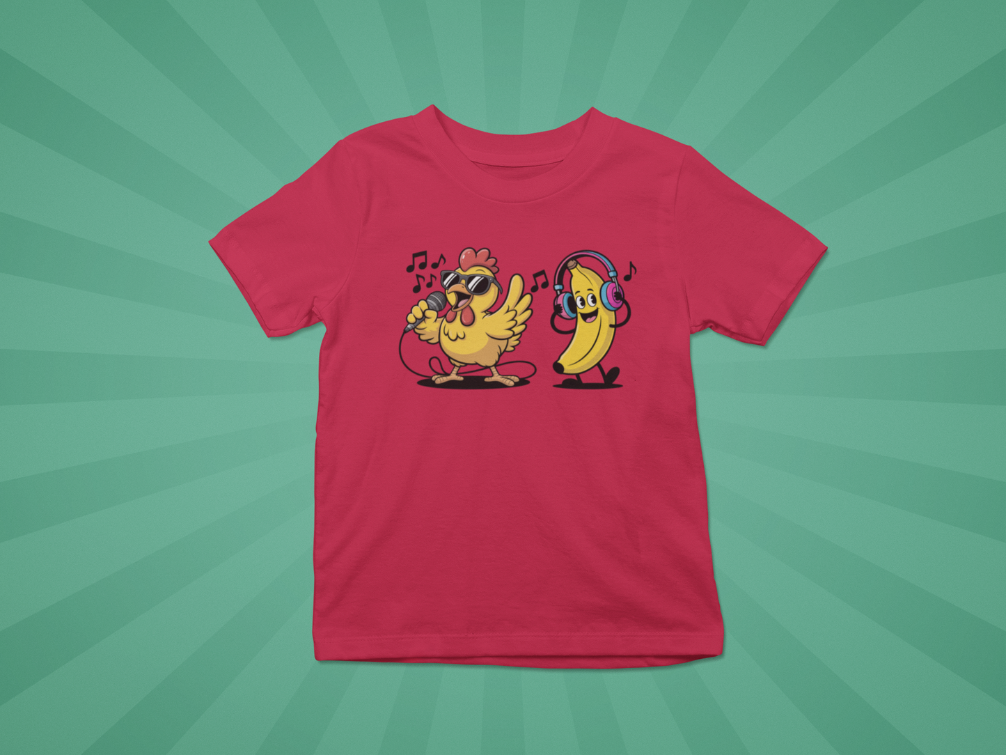 Chicken Banana Kids Tee