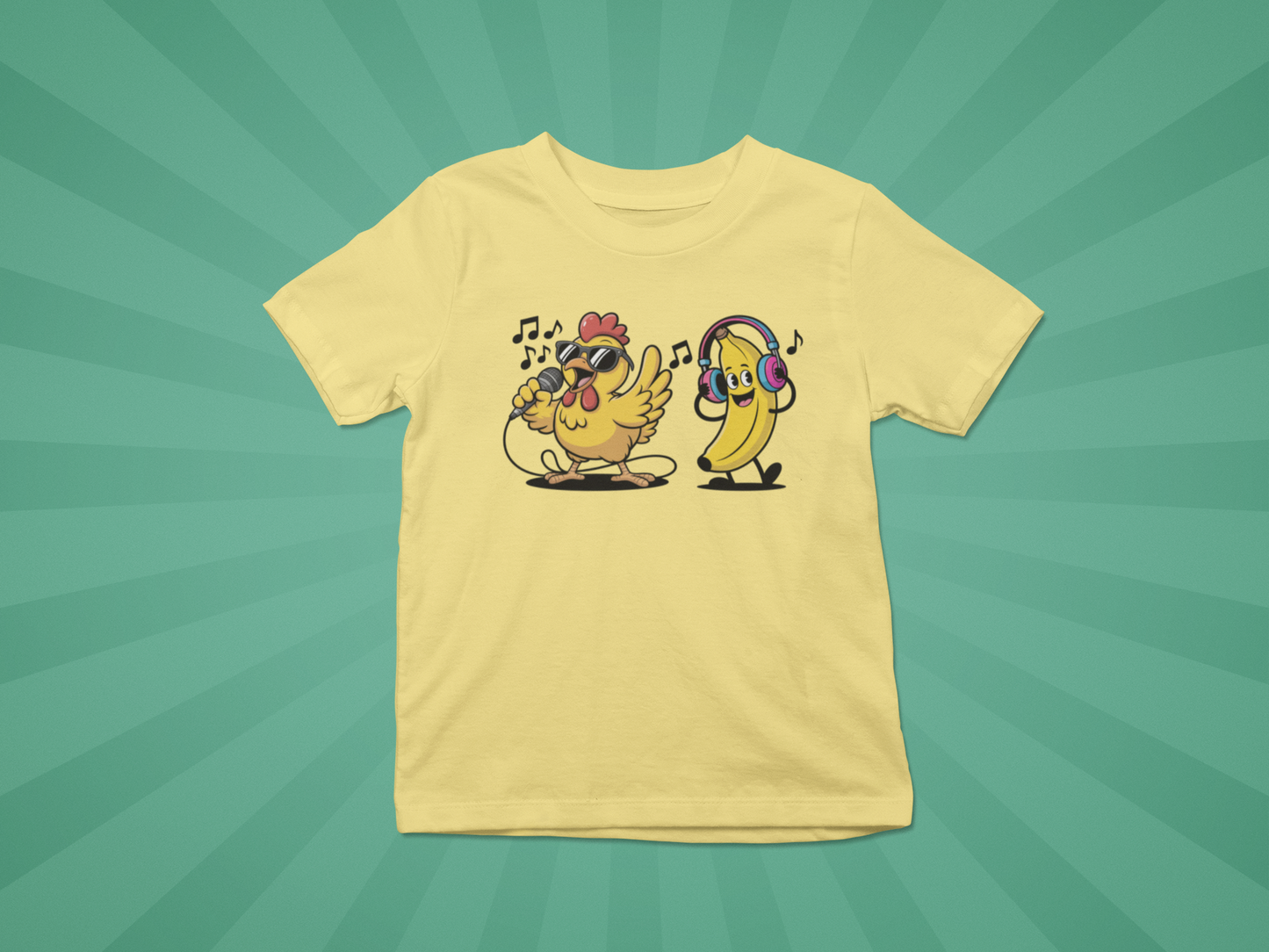Chicken Banana Kids Tee