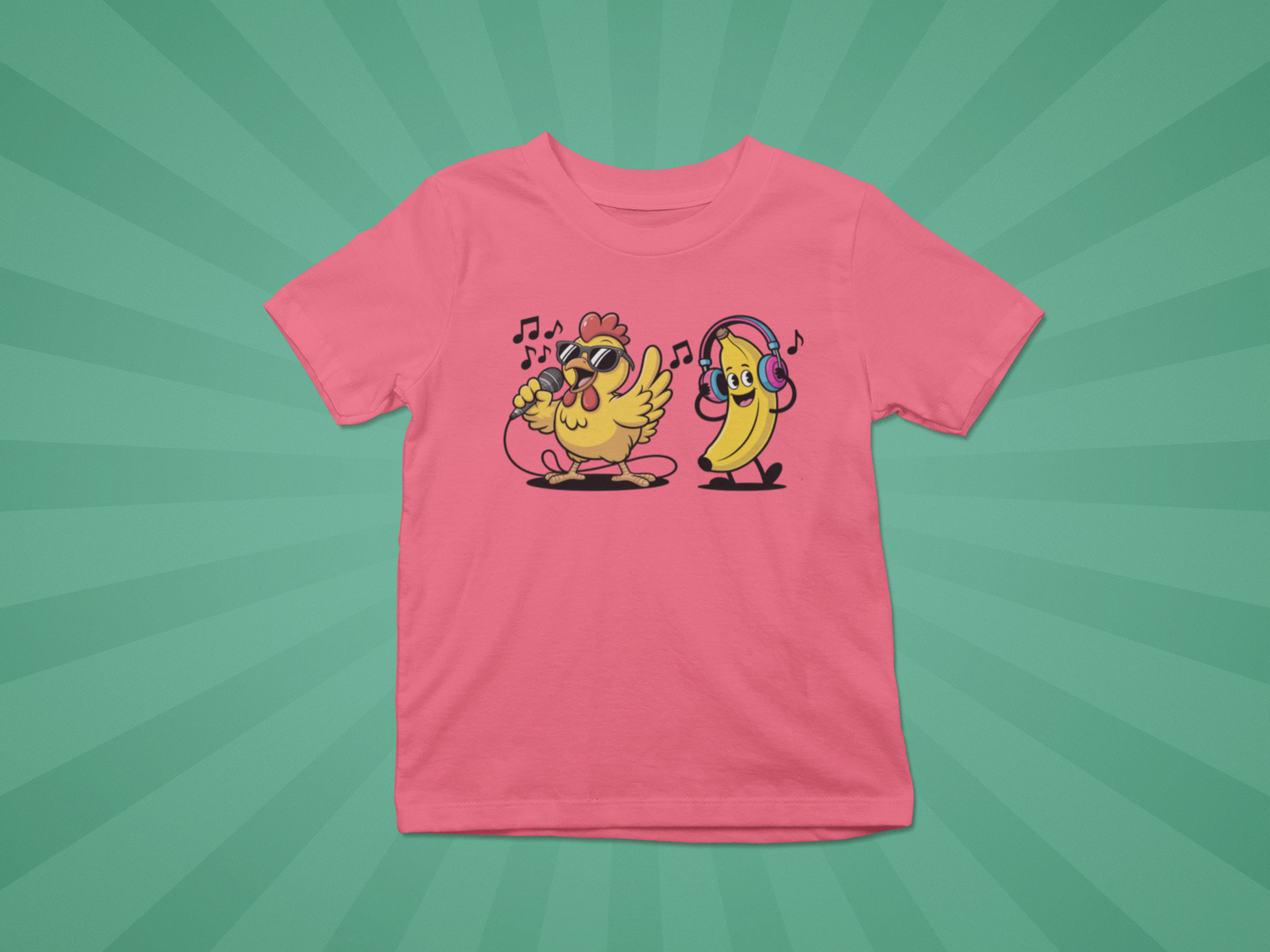 Chicken Banana Kids Tee