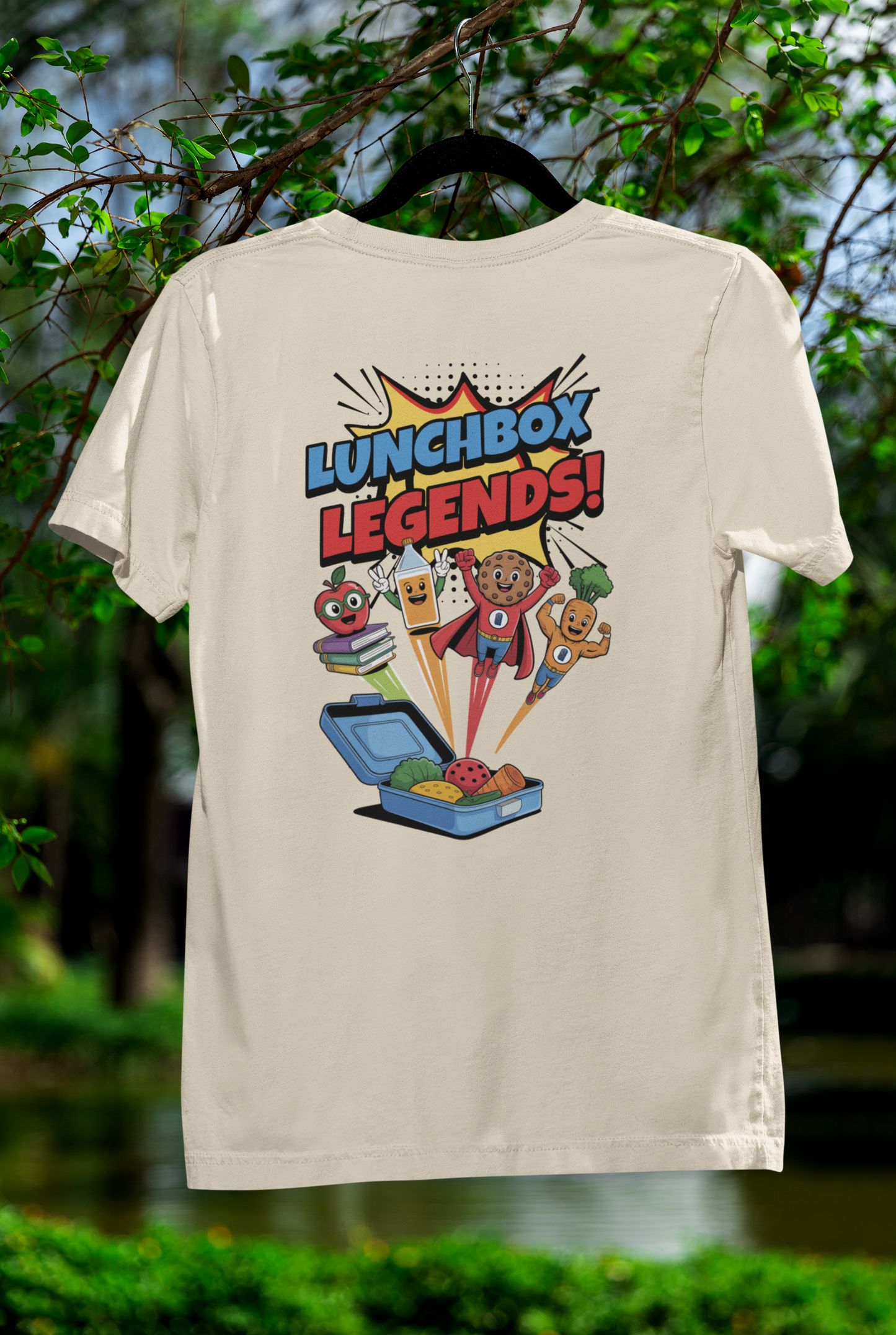 Lunchbox Legends Tee – Where Snack Heroes Are Bread