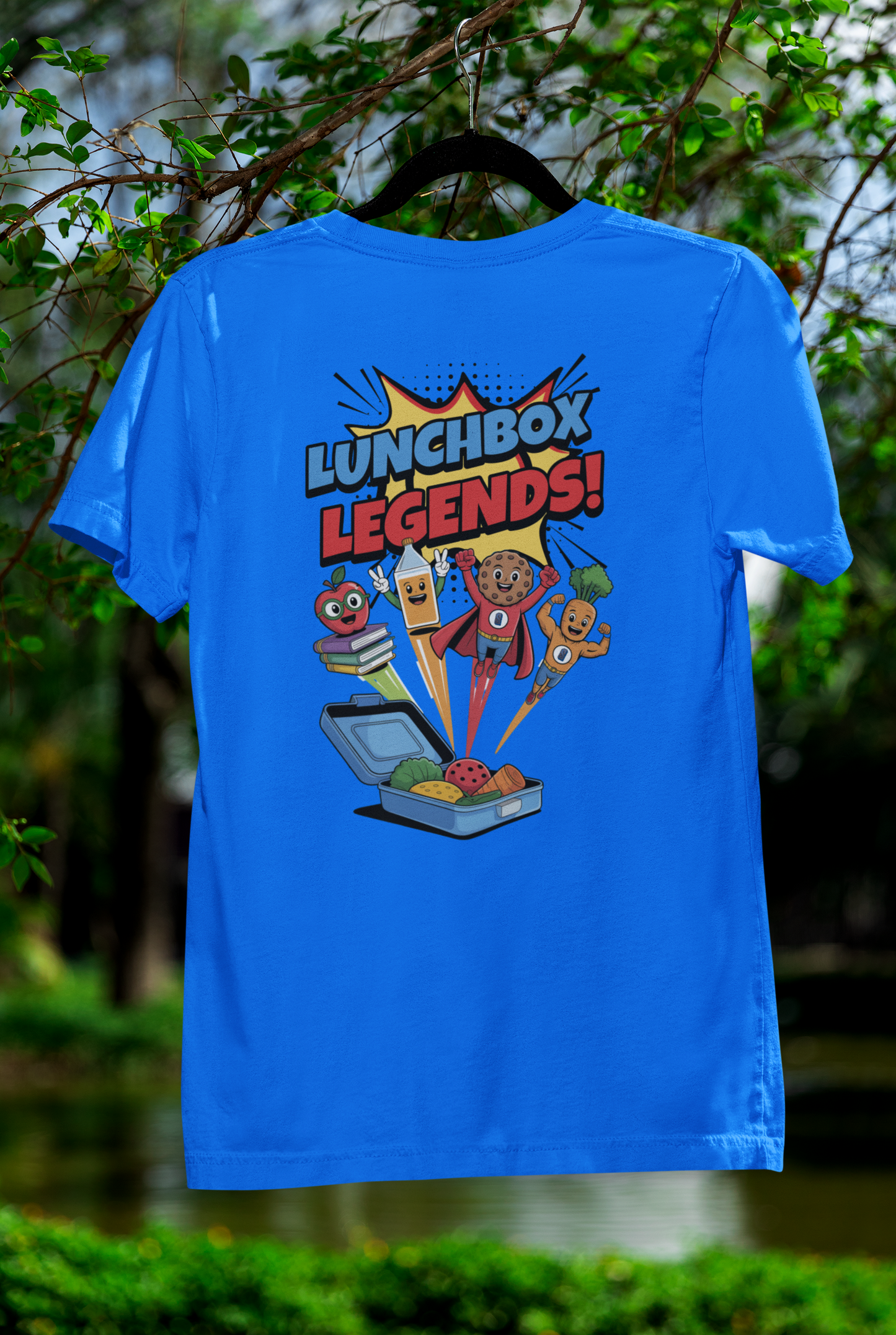Lunchbox Legends Tee – Where Snack Heroes Are Bread