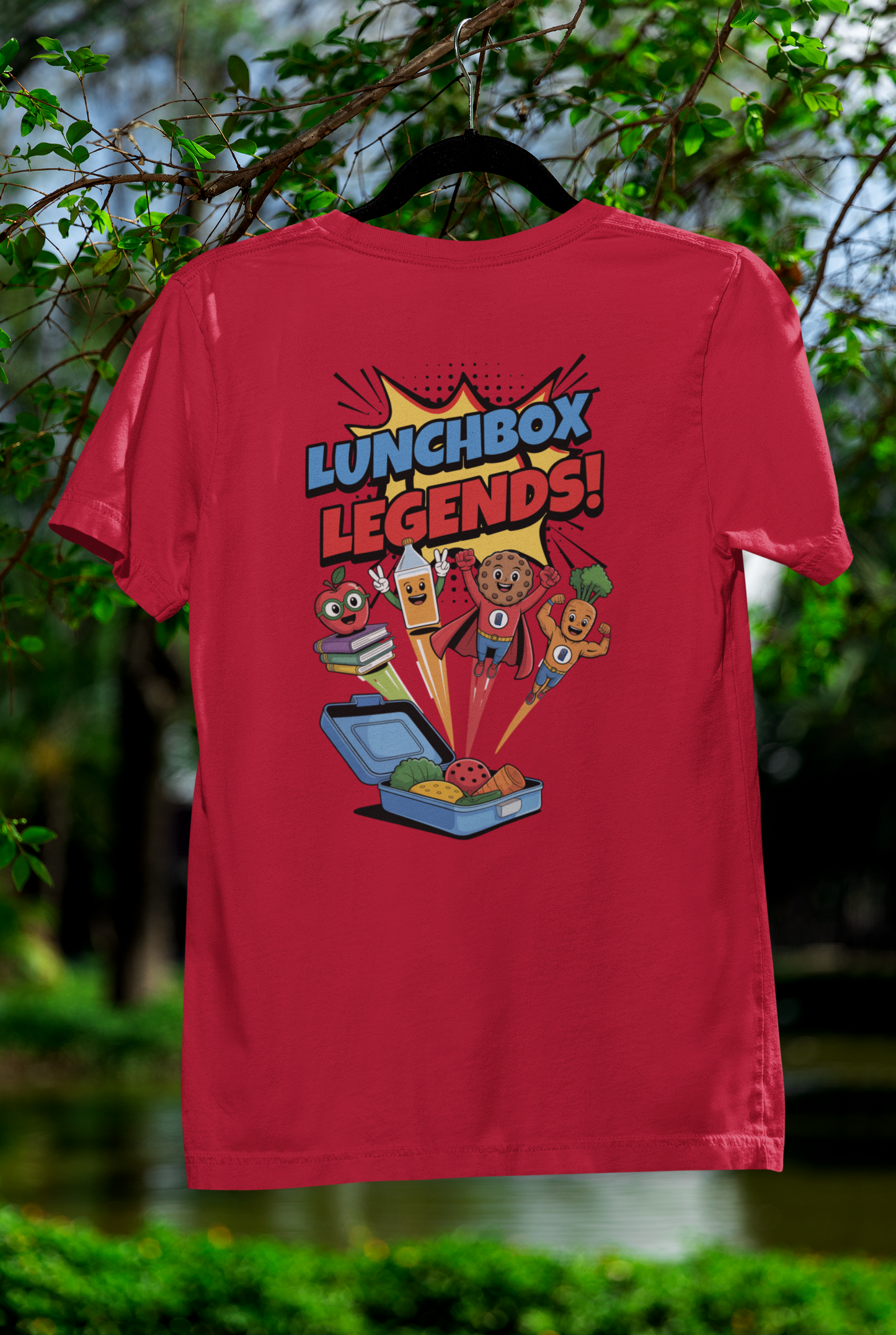 Lunchbox Legends Tee – Where Snack Heroes Are Bread
