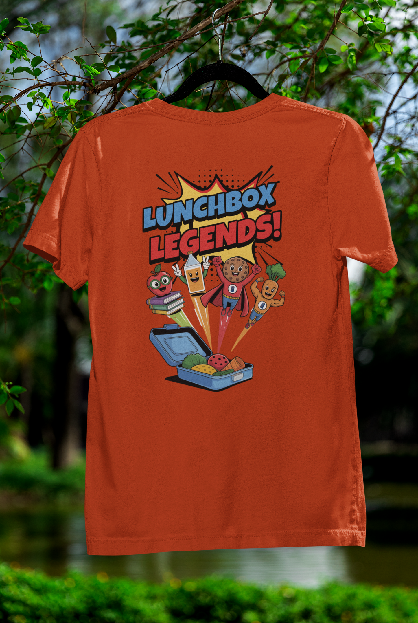 Lunchbox Legends Tee – Where Snack Heroes Are Bread