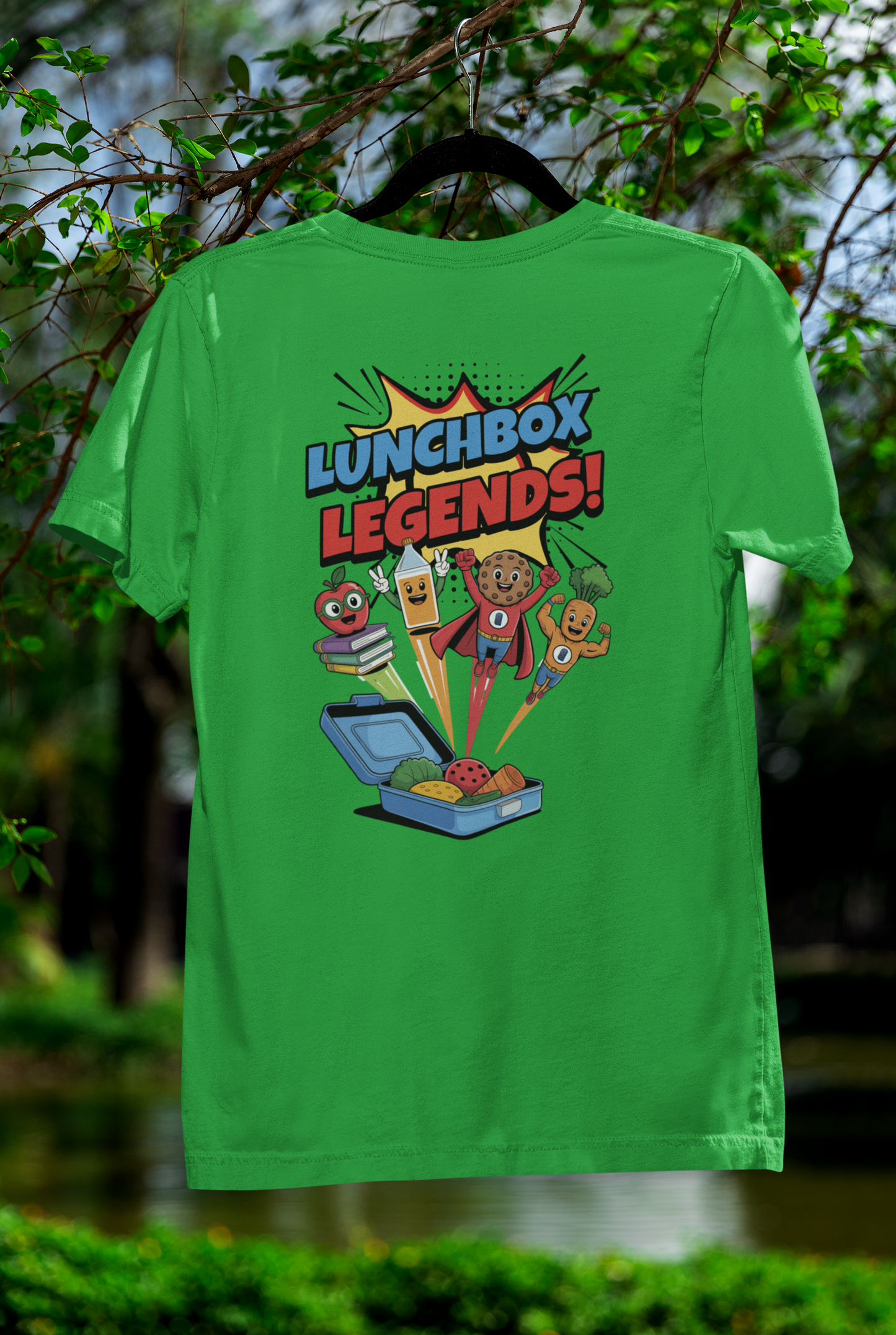 Lunchbox Legends Tee – Where Snack Heroes Are Bread