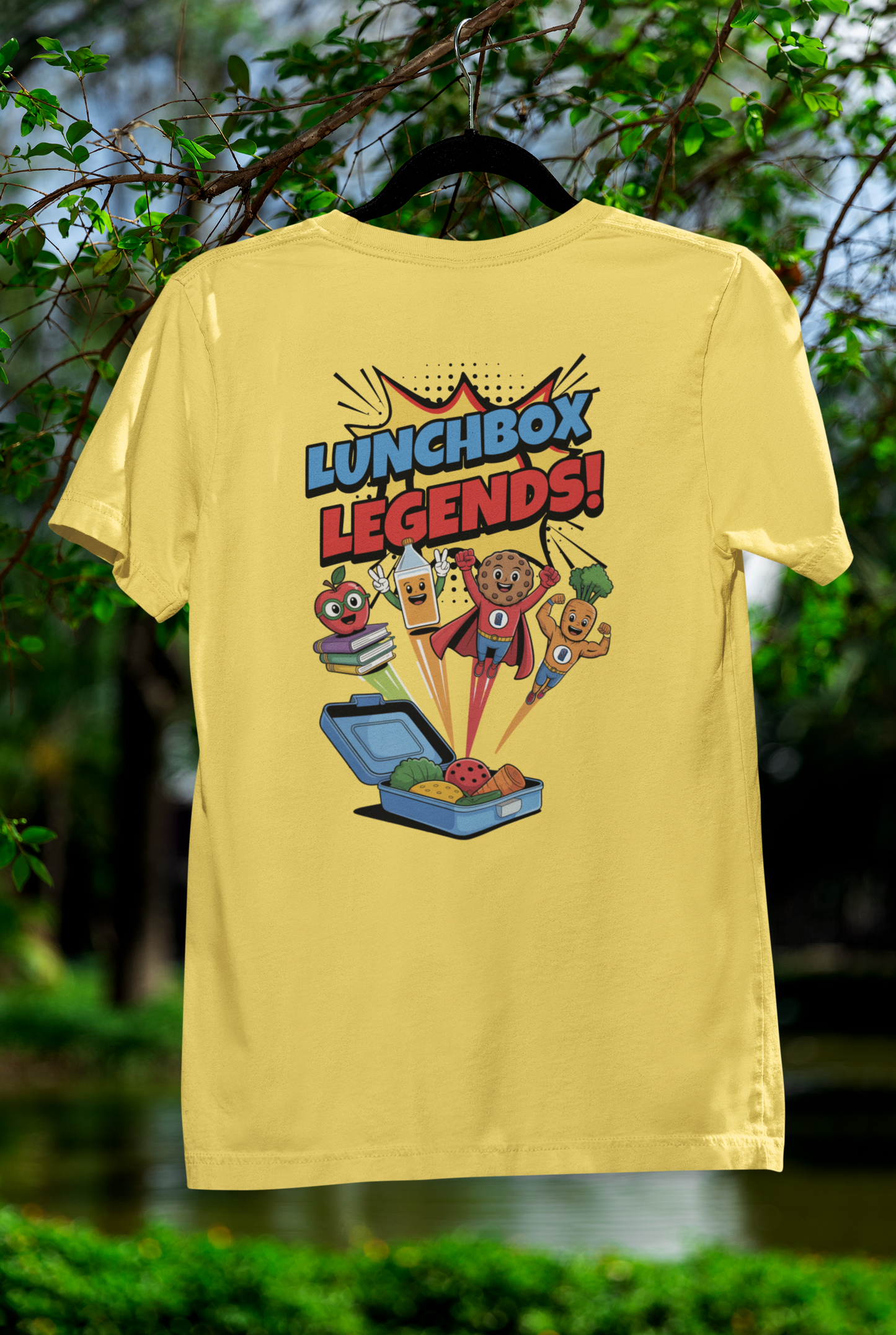 Lunchbox Legends Tee – Where Snack Heroes Are Bread