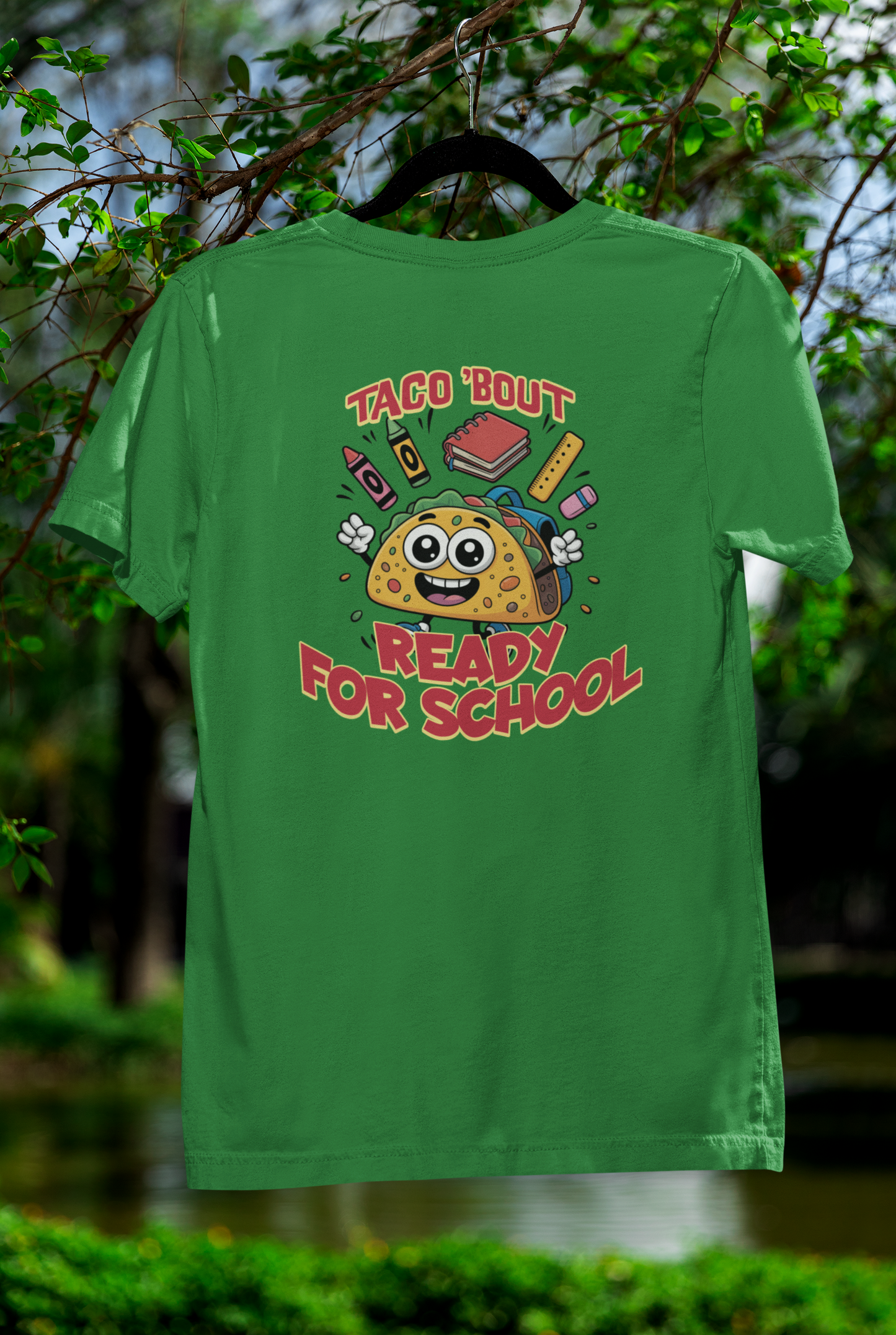 Taco ‘Bout Ready For School Tee – Playful Cartoon Style for Back-to-School Fun