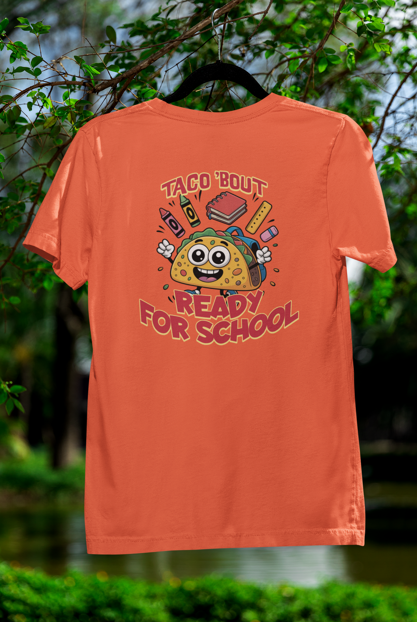 Taco ‘Bout Ready For School Tee – Playful Cartoon Style for Back-to-School Fun