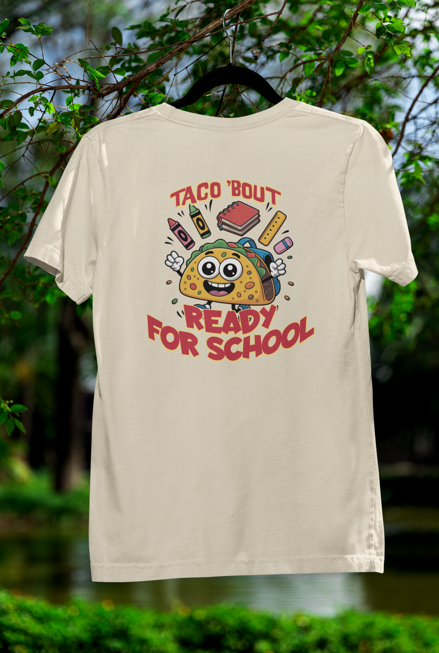 Taco ‘Bout Ready For School Tee – Playful Cartoon Style for Back-to-School Fun