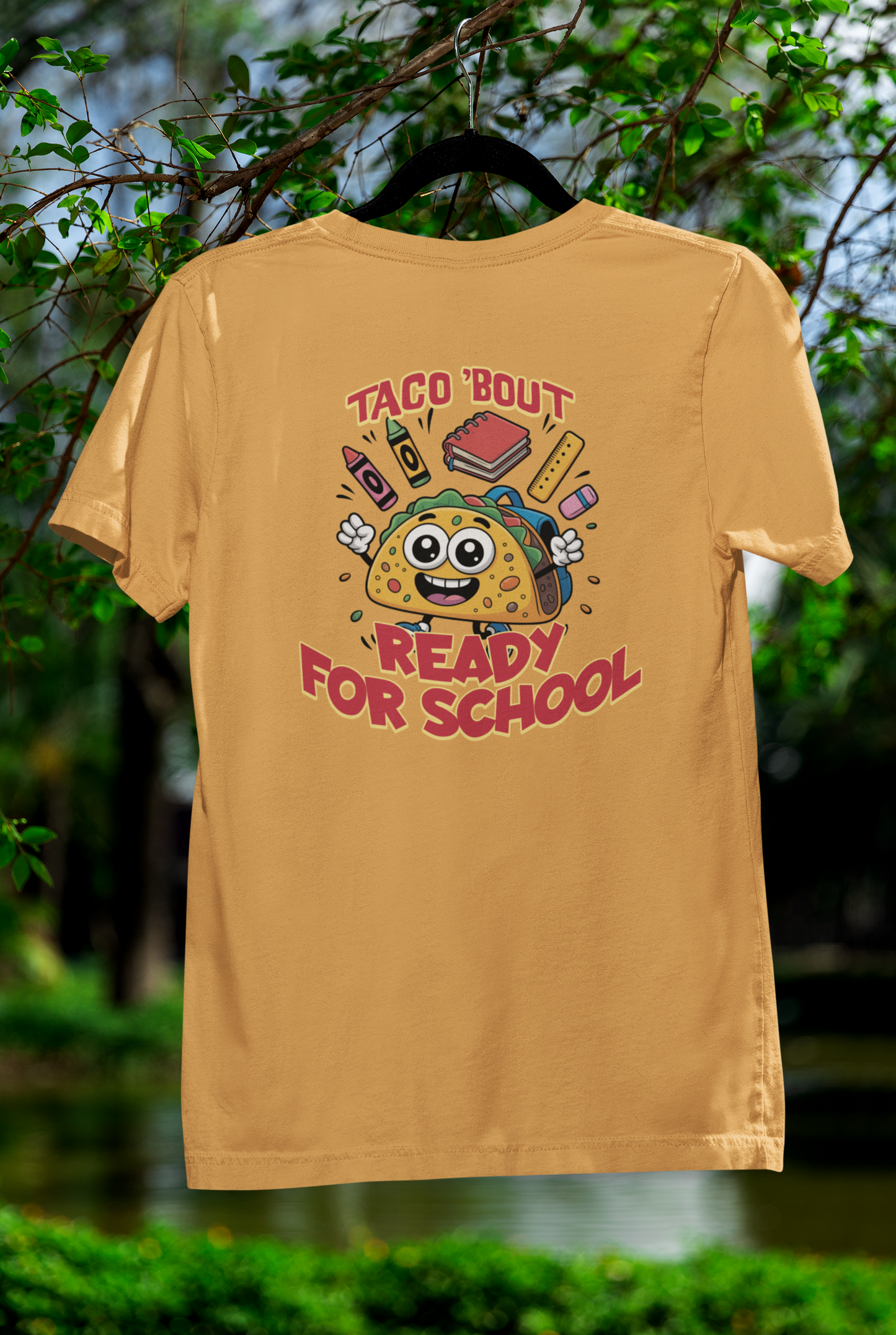 Taco ‘Bout Ready For School Tee – Playful Cartoon Style for Back-to-School Fun