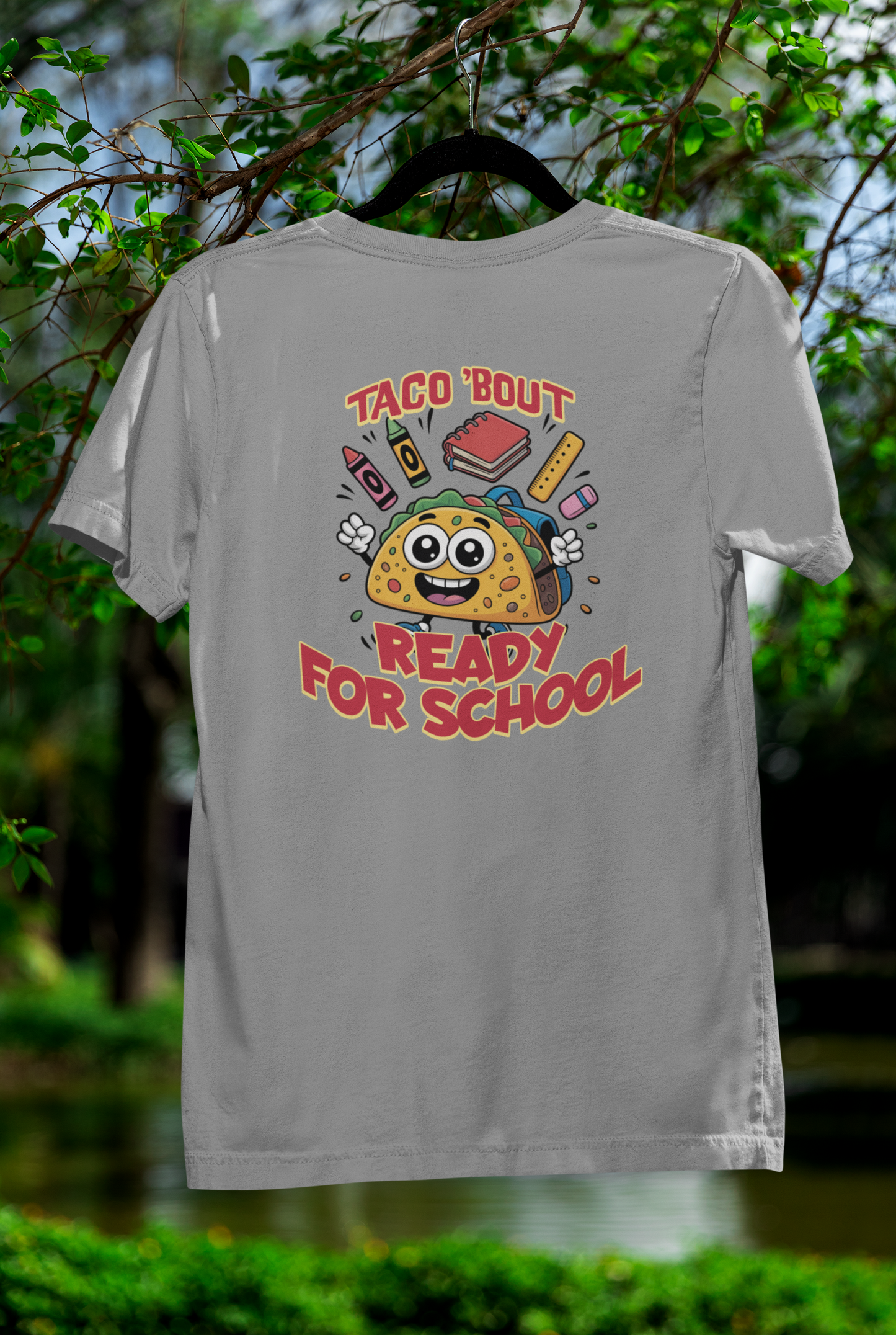 Taco ‘Bout Ready For School Tee – Playful Cartoon Style for Back-to-School Fun