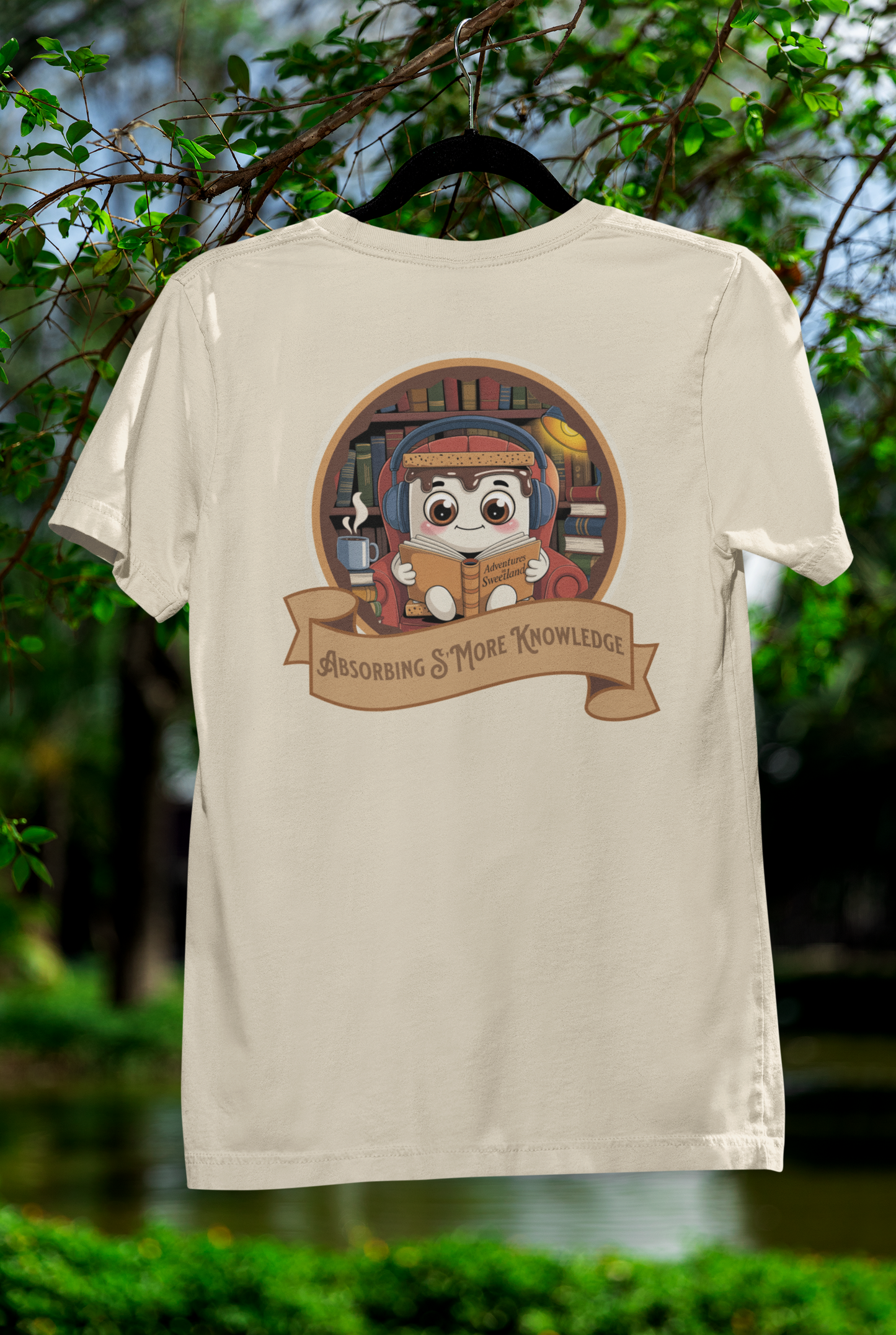 Absorbing S’more Knowledge Tee – Snackin’ on Smarts & Sweet Style