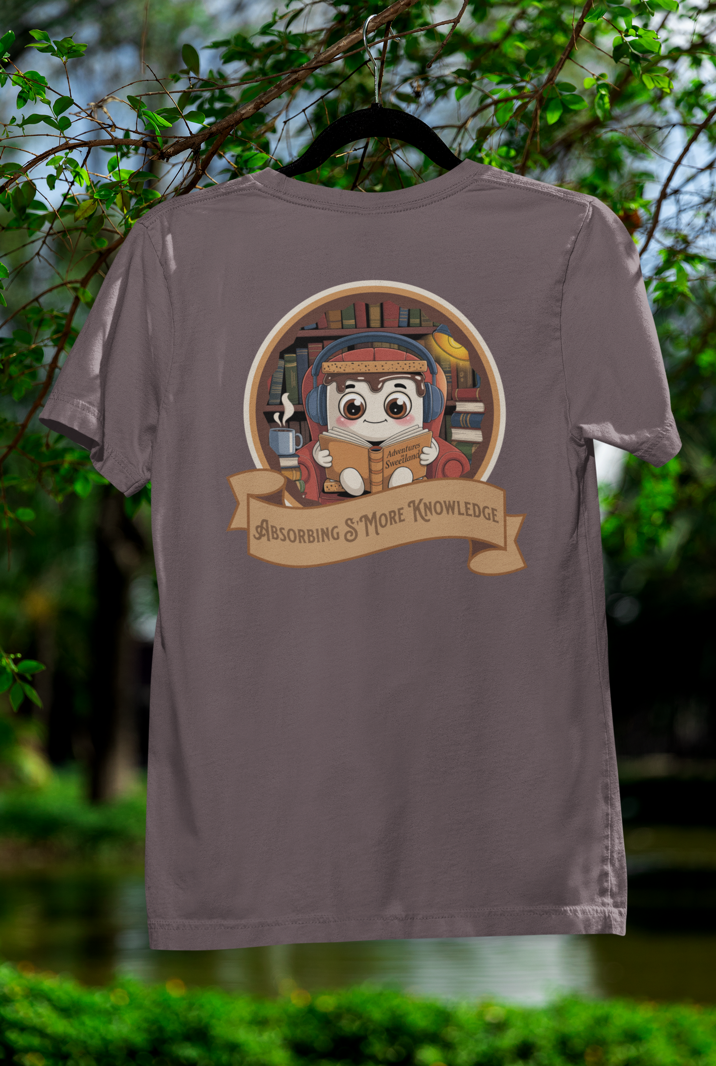 Absorbing S’more Knowledge Tee – Snackin’ on Smarts & Sweet Style