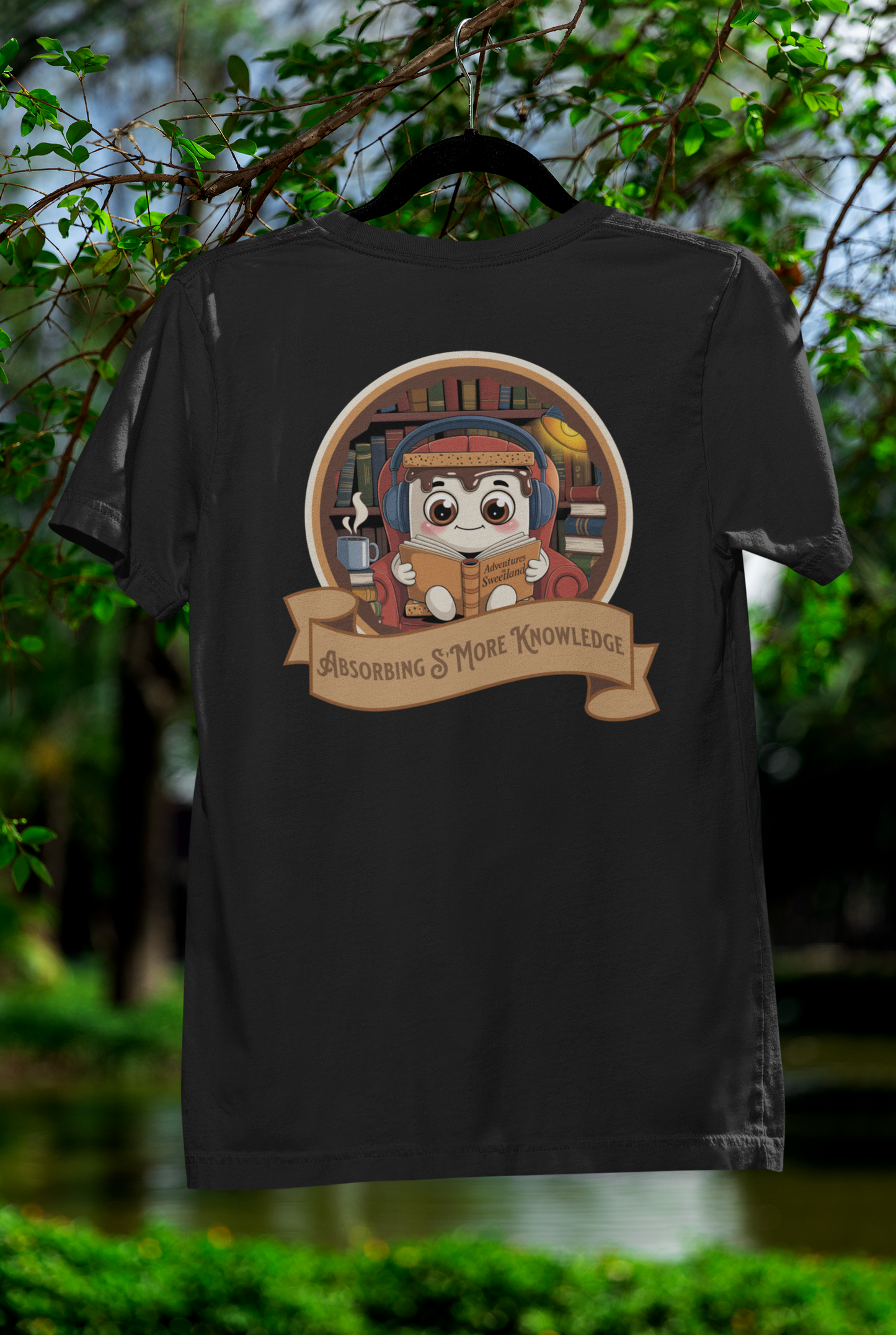 Absorbing S’more Knowledge Tee – Snackin’ on Smarts & Sweet Style