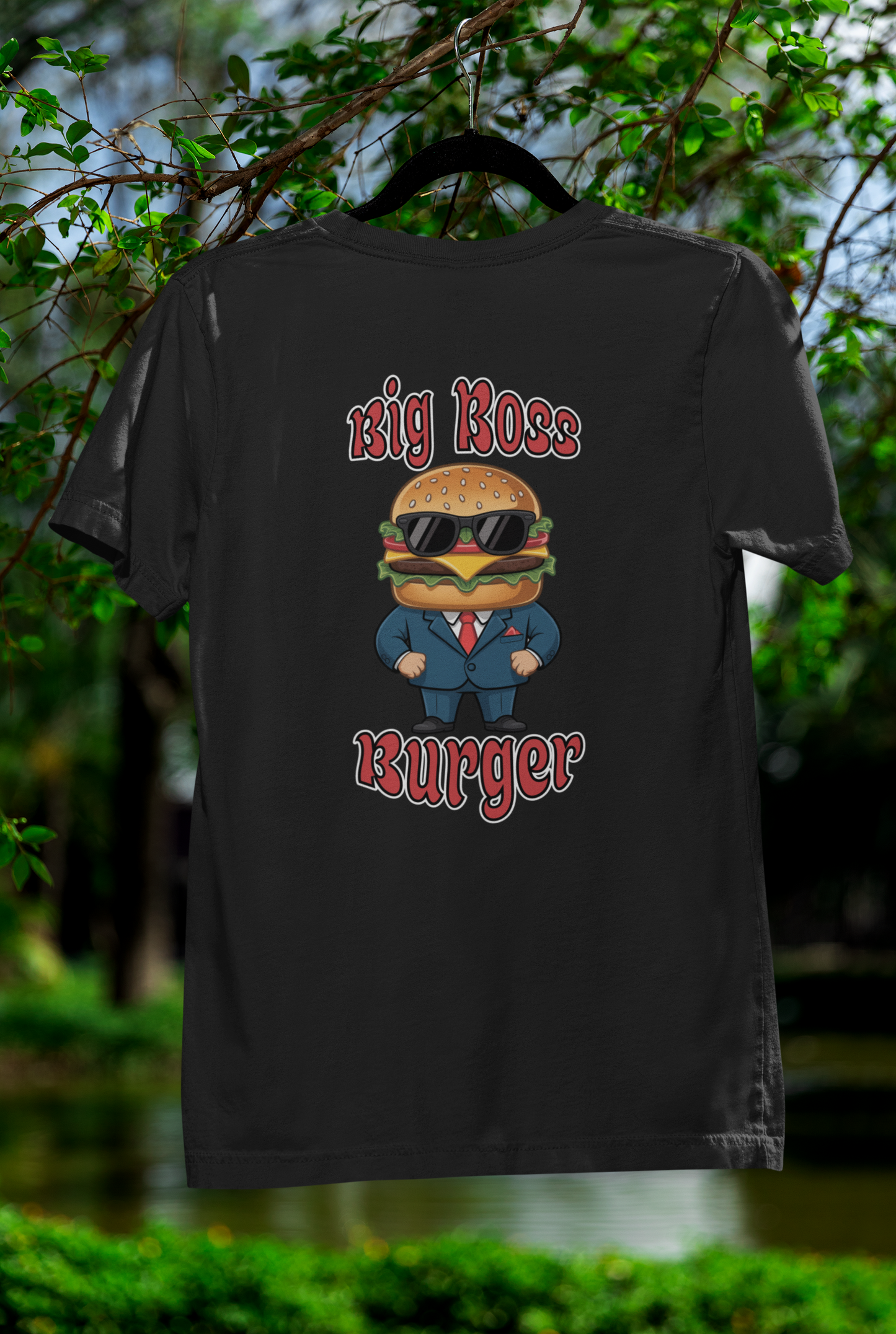 Big Boss Burger Tee – The Head Honcho of Burger Style