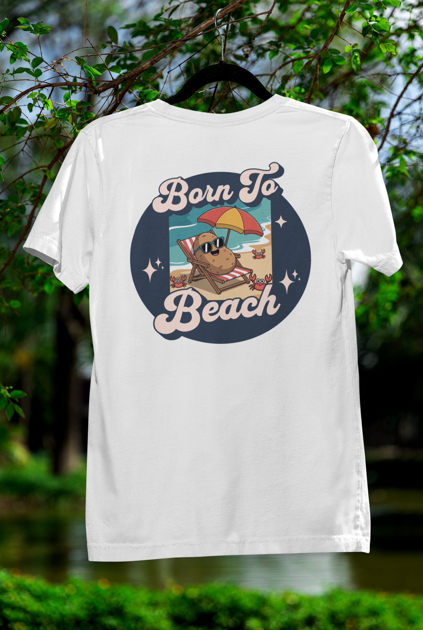 Born To Beach Tee – Laid-Back Summer Style for Spud Lovers